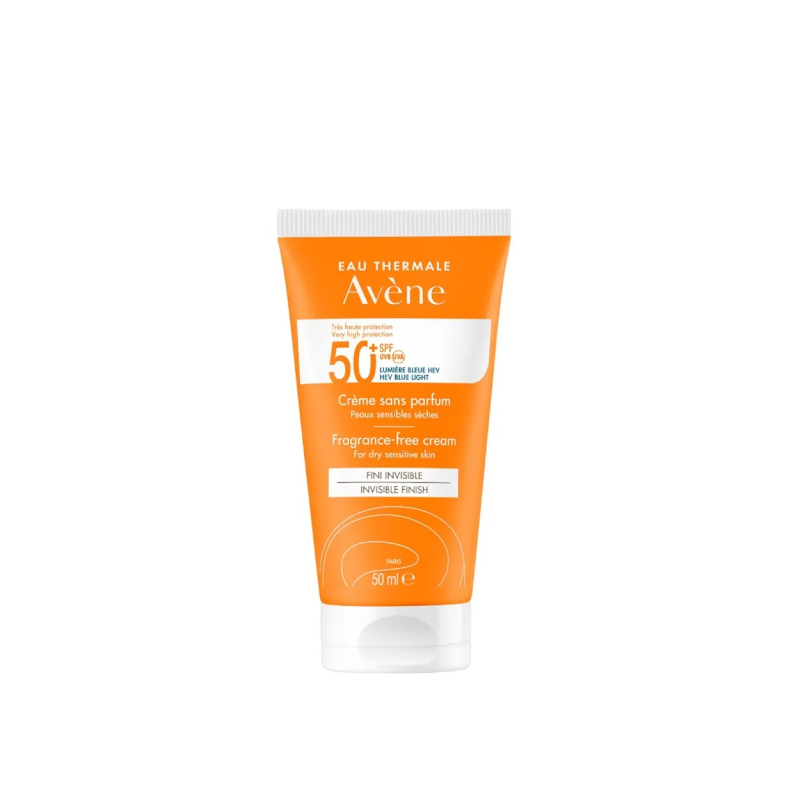 Avène Sun Very High Protection Cream Fragrance-Free SPF50+ Sunscreen 50ml (1.69floz)