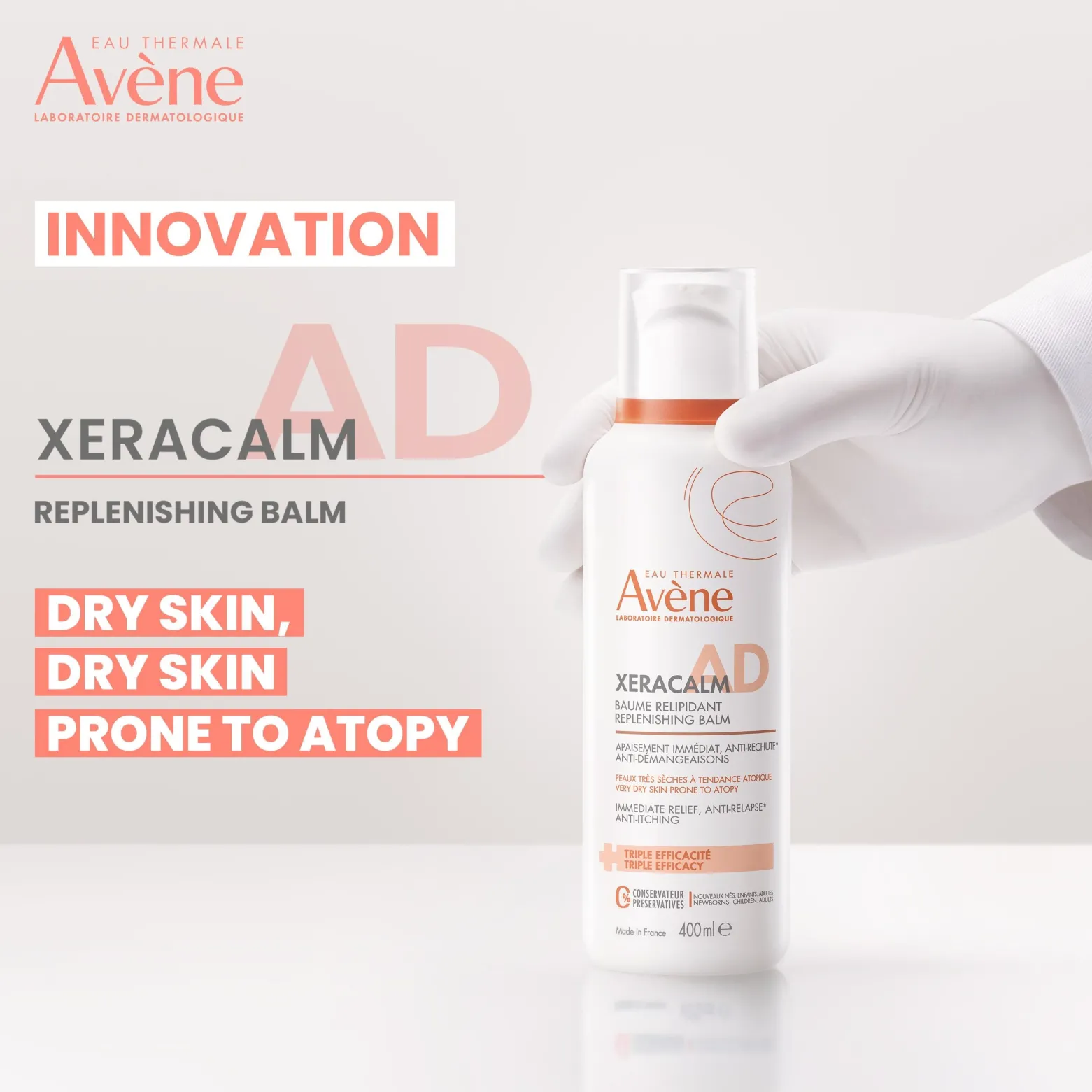 Avène XeraCalm A.D Replenishing Balm 400ml (13.53floz)