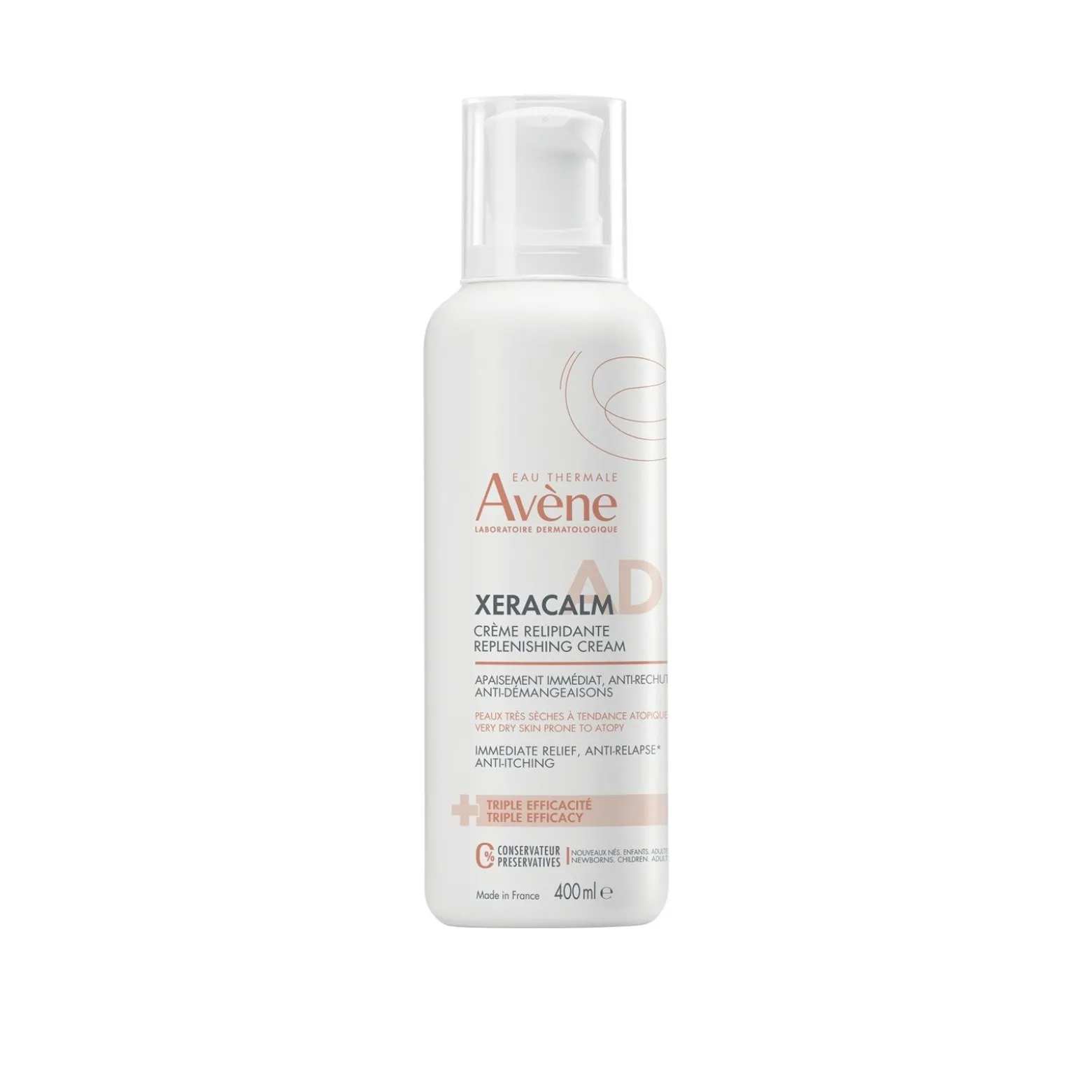 Avène XeraCalm A.D Replenishing Cream 400ml (13.53floz)