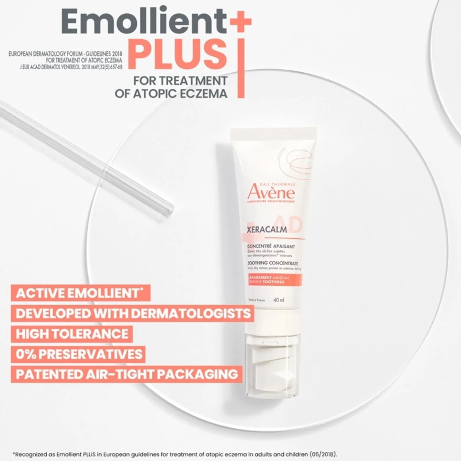Avène Xeracalm A.D Soothing Concentrate 40ml (1.35floz)