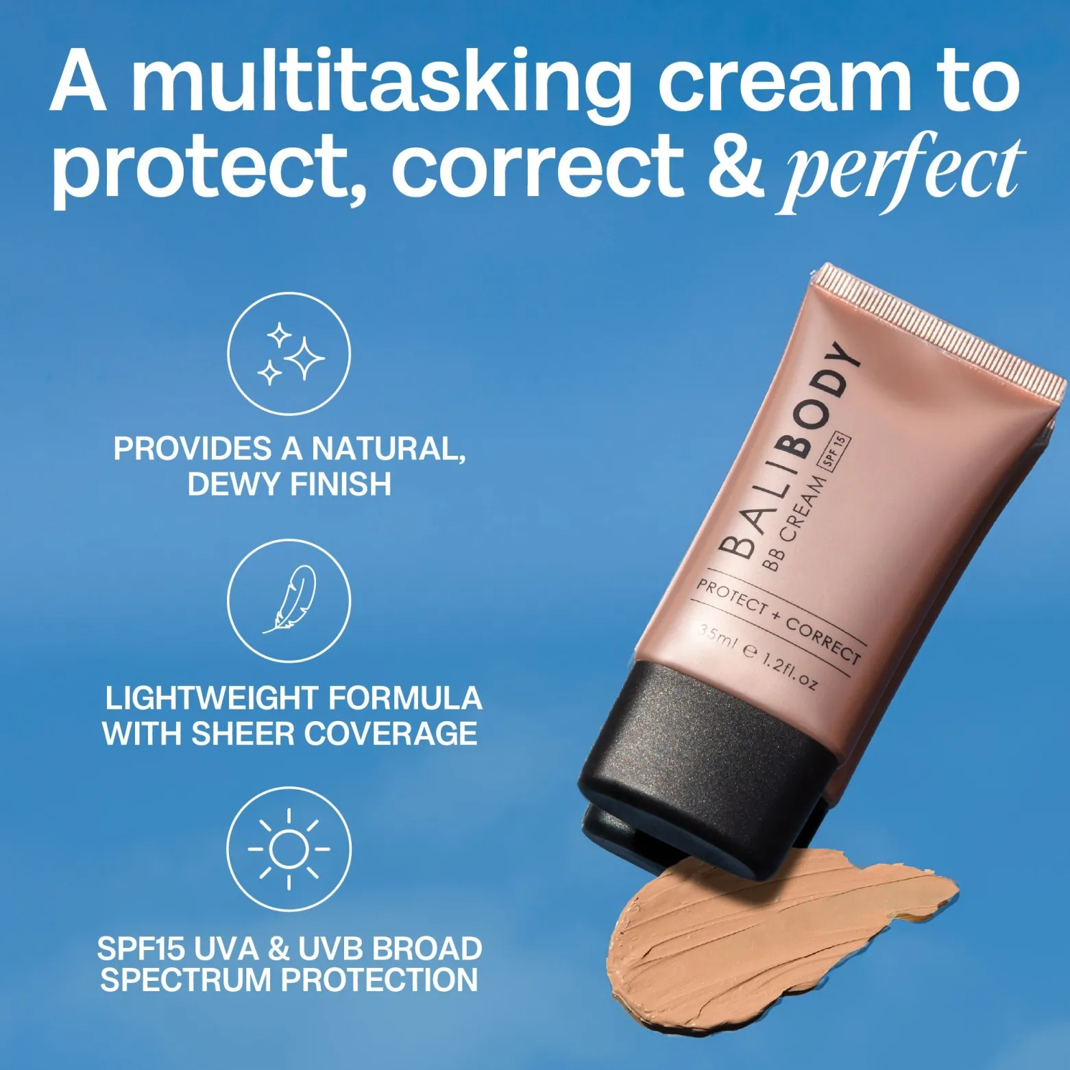 Bali Body BB Cream Natural SPF15 35ml (1.2floz)