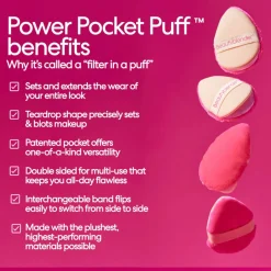 beautyblender Power Pocket Puff Dual Sided Powder Puff