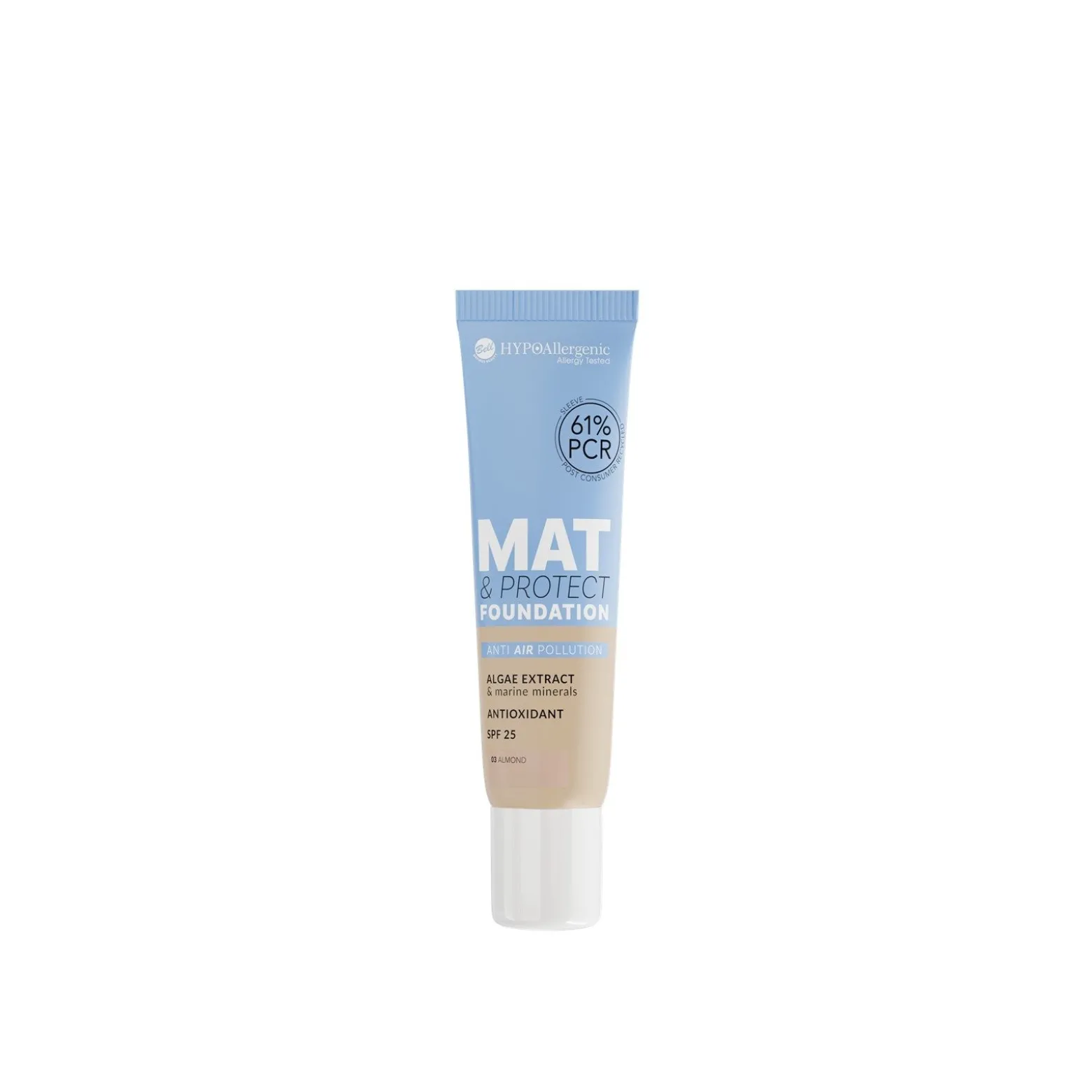Bell HYPOAllergenic Mat & Protect Foundation SPF25 03 Almond 30g (1.05oz)