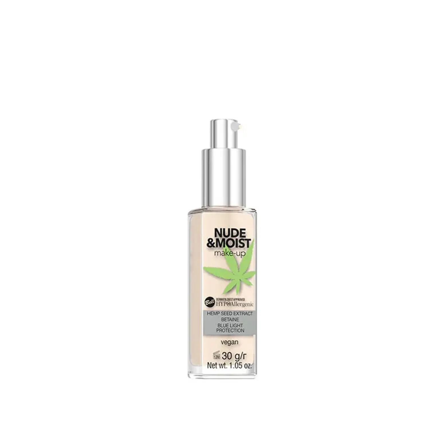 Bell HYPOAllergenic Nude & Moist Makeup 01 Light Sand 30g (1.05oz)