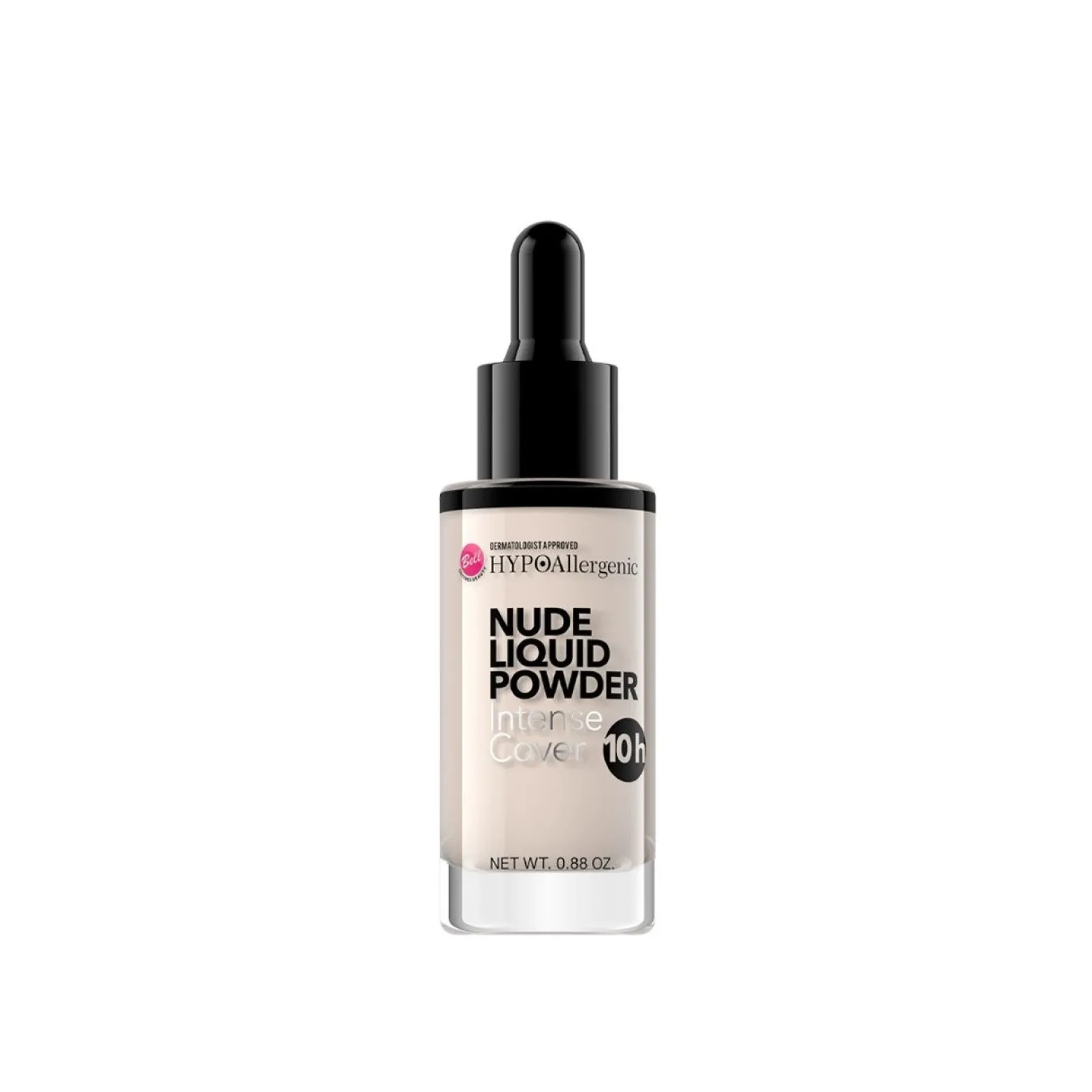 Bell HYPOAllergenic Nude Liquid Powder Intense Cover 10h 01 Porcelain 25g (0.88oz)