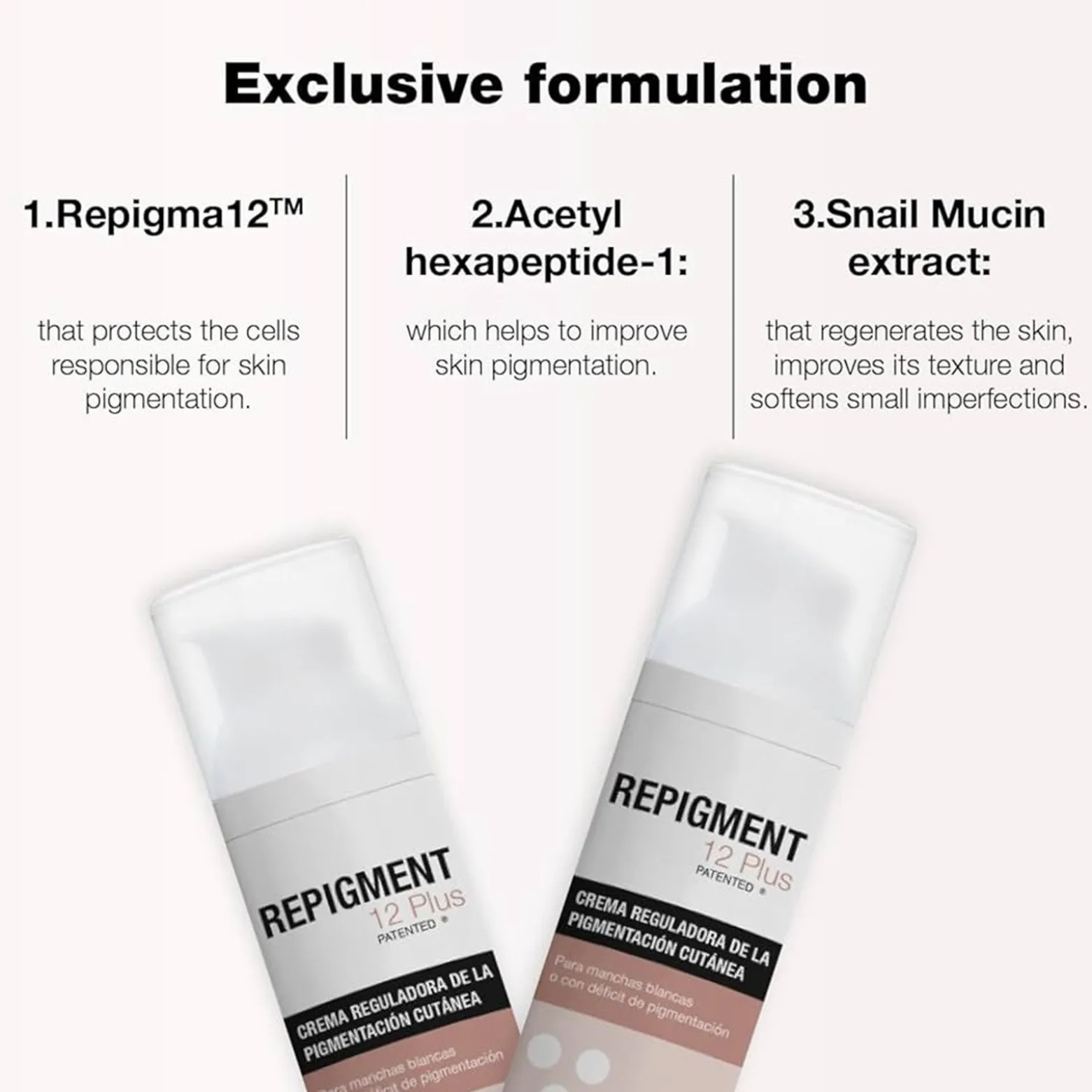 Bella Aurora Repigment 12 Plus Cream Vitiligo 75ml (2.53floz)
