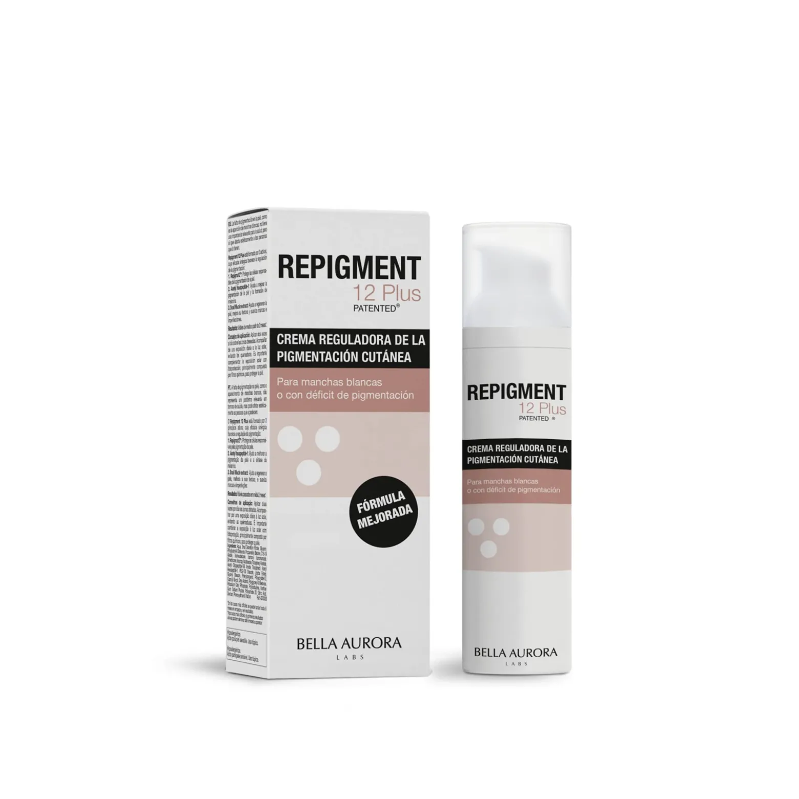 Bella Aurora Repigment 12 Plus Cream Vitiligo 75ml (2.53floz)