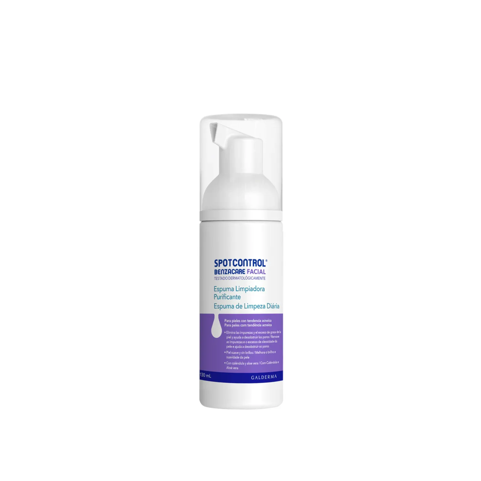 Benzacare Spotcontrol Purifying Cleansing Foam Acne-Prone Skin 130ml (4.40floz)