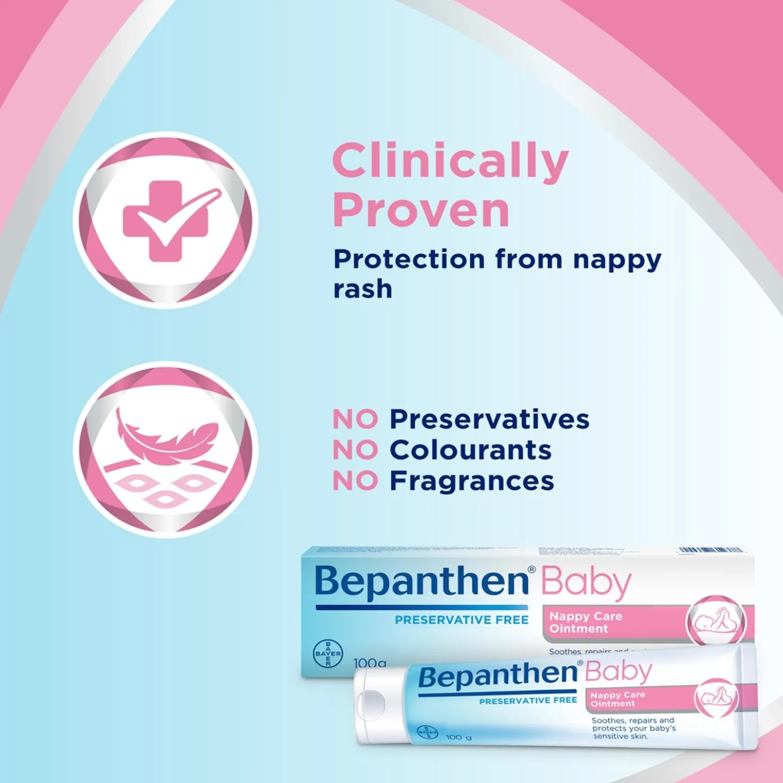Bepanthen Baby Nappy Care Ointment 100g (3.53oz)