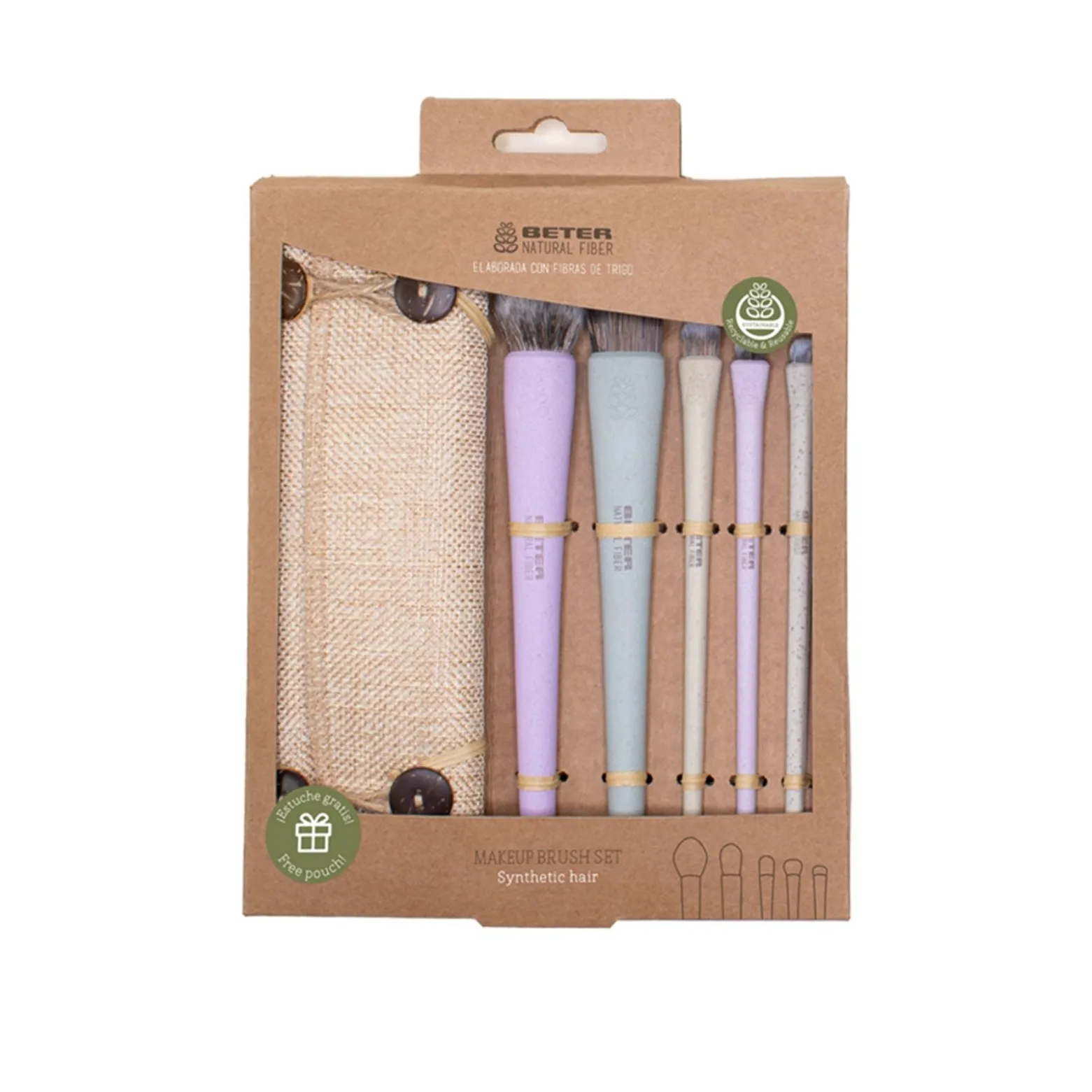 Beter Natural Fiber Makeup Brush Set
