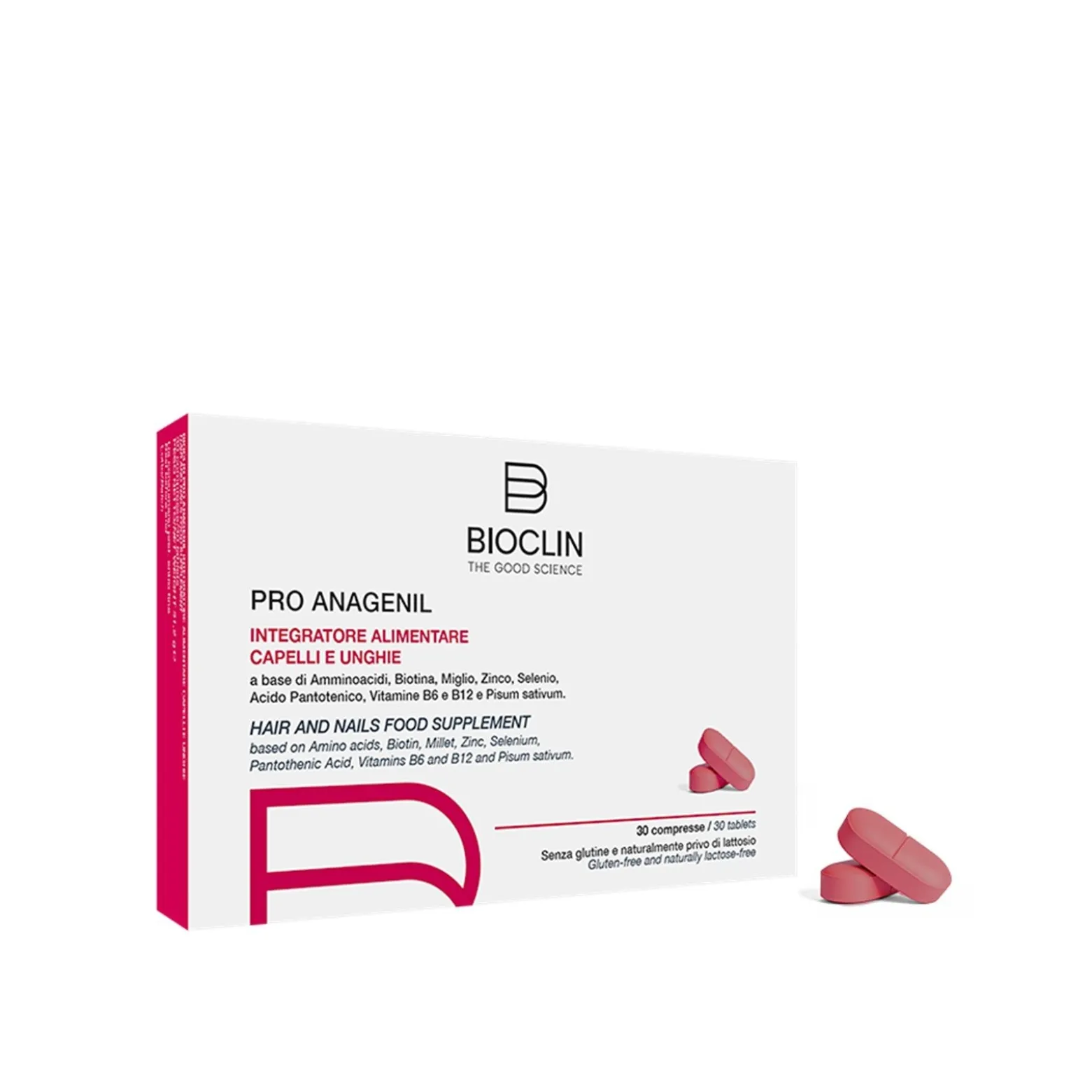 Bioclin Pro Anagenil Hair and Nails Food Supplement x30