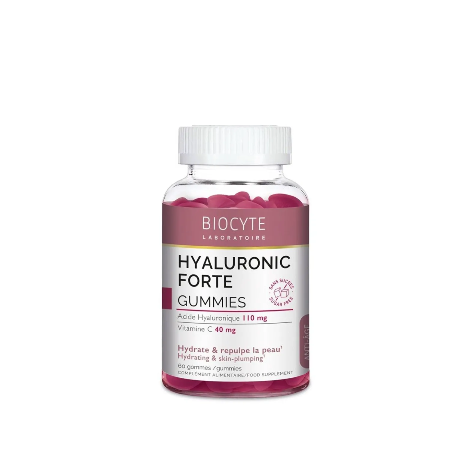 Biocyte Hyaluronic Forte Gummies Cherry x60