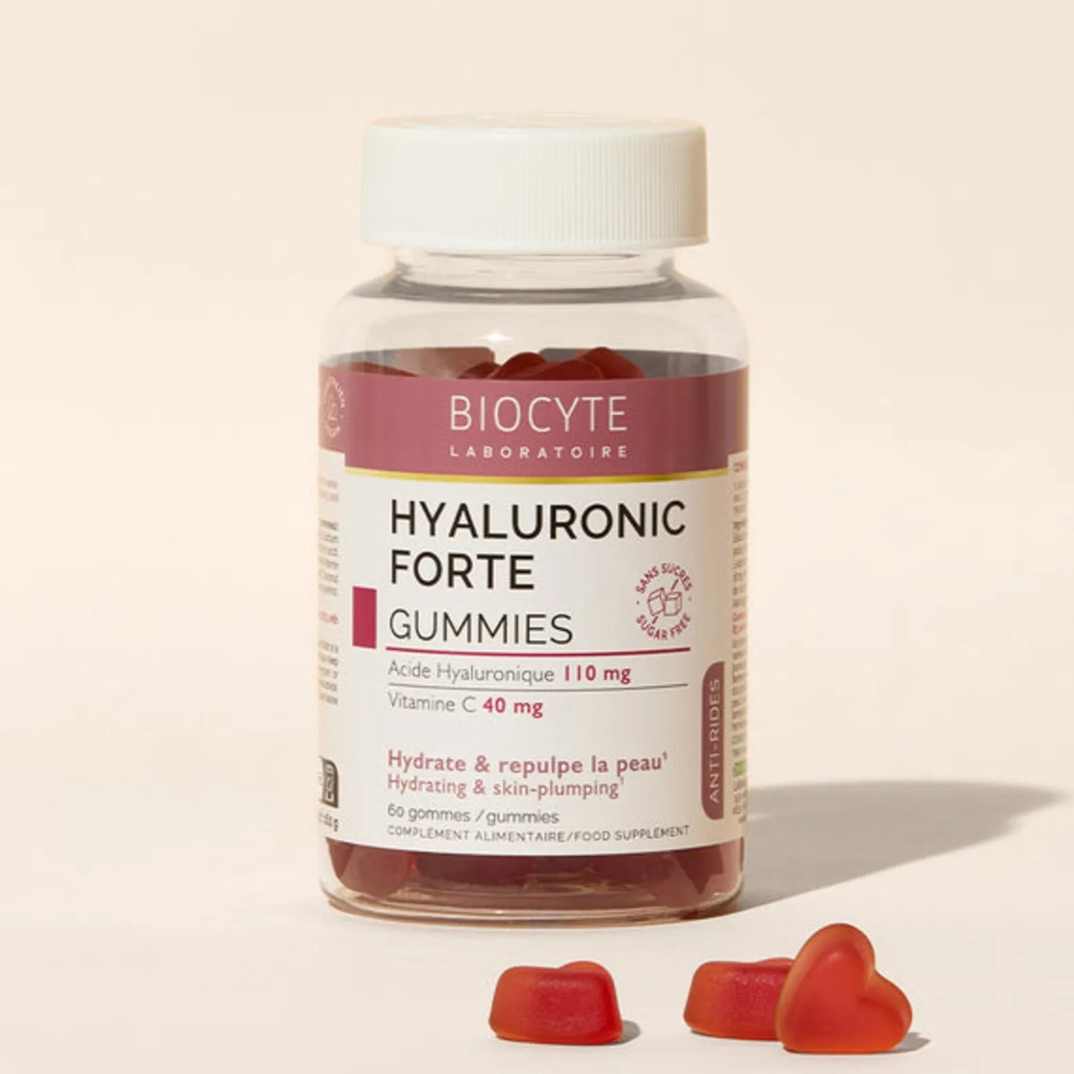 Biocyte Hyaluronic Forte Gummies Cherry x60