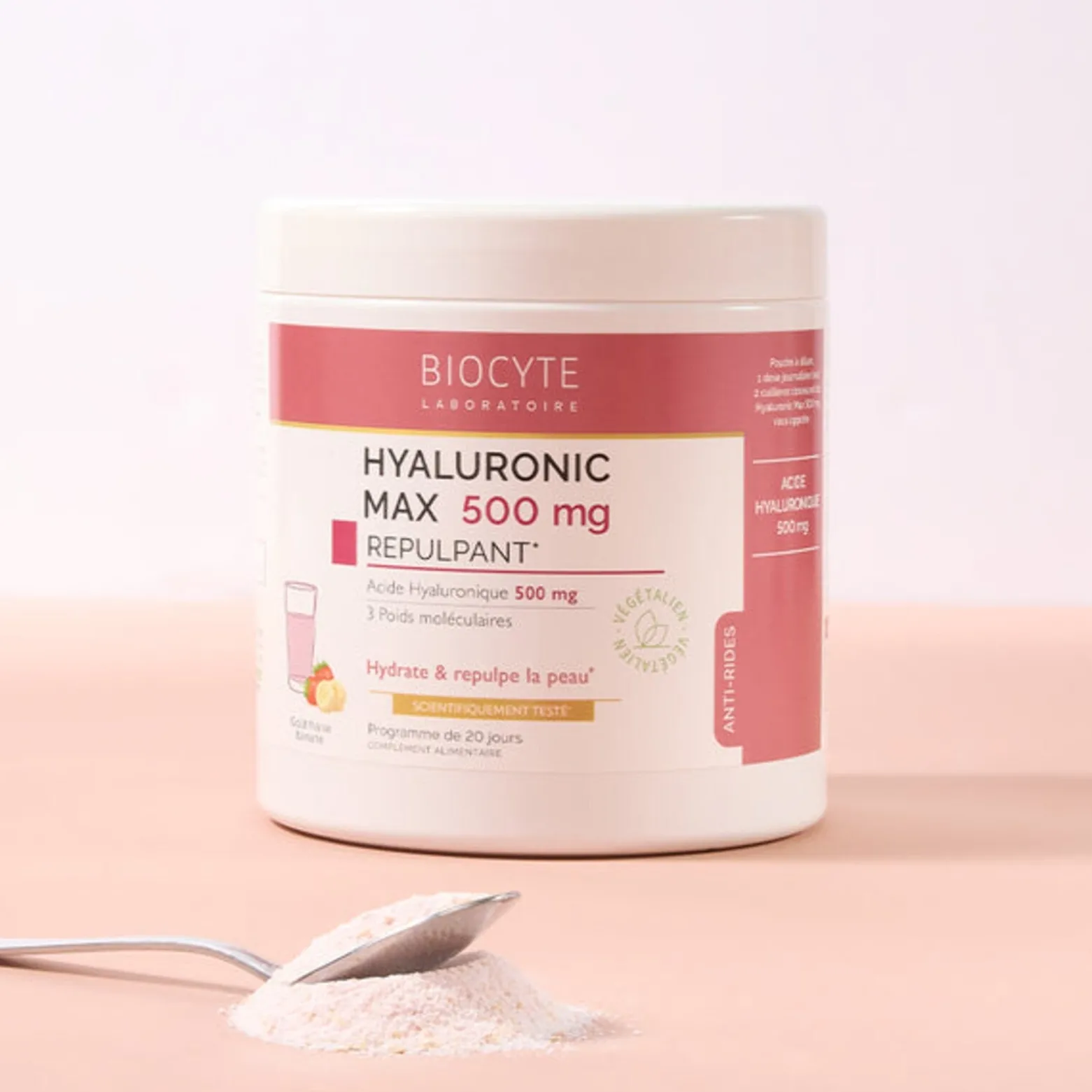 Biocyte Hyaluronic Max 500mg Food Supplement 240g (7.76oz)