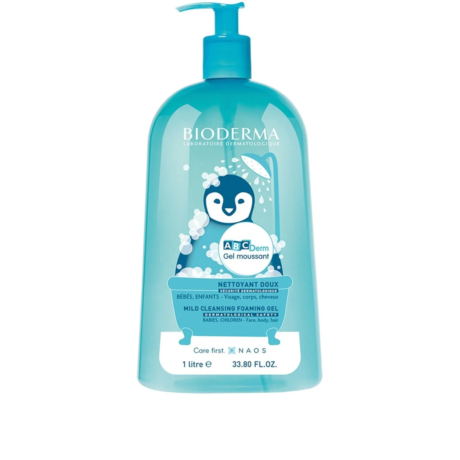 Bioderma ABCDerm Gel Moussant Mild Cleansing Foaming Gel 1L (33.81floz)