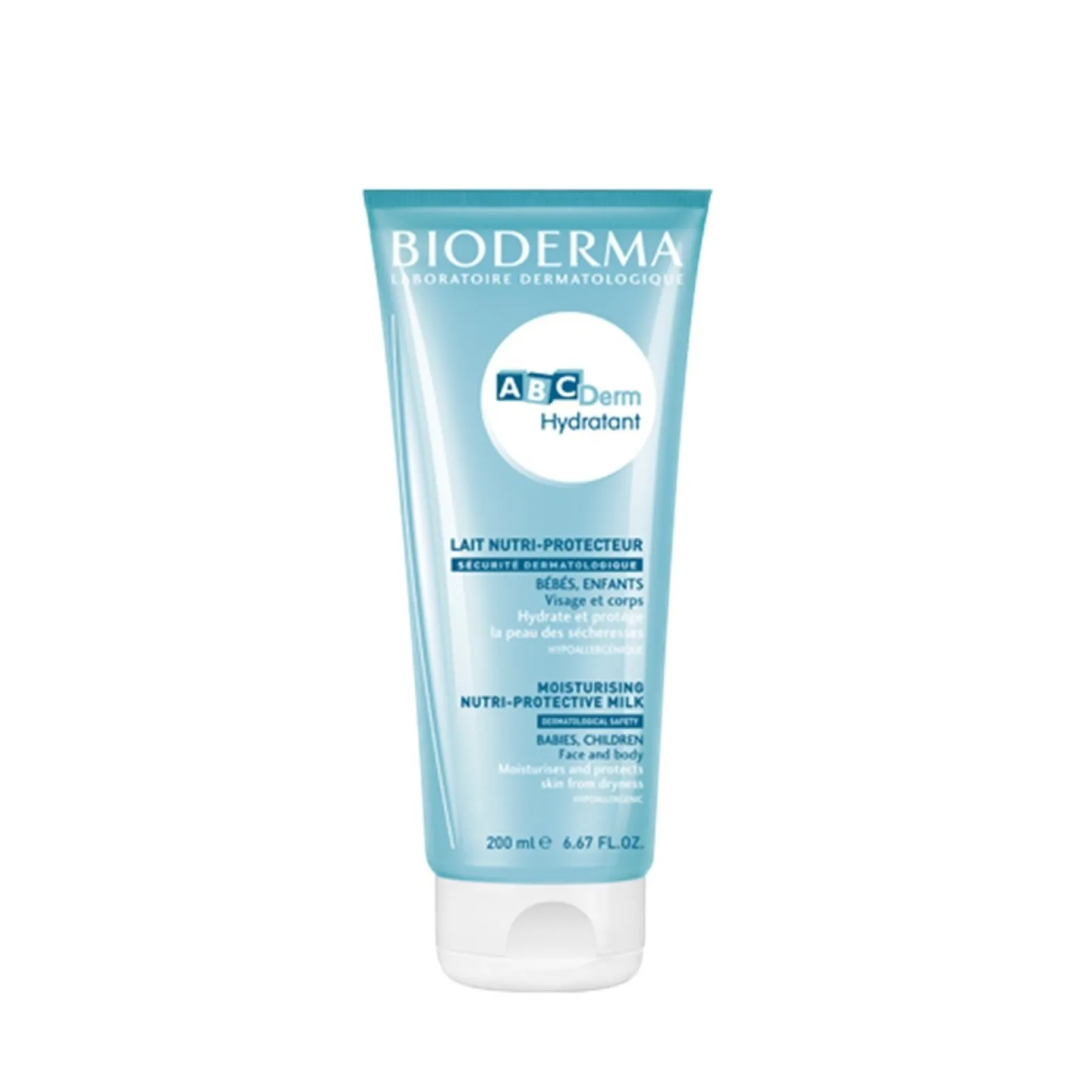 Bioderma ABCDerm Hydratant Moisturizing Nutri-Protective Milk 200ml (6.76floz)