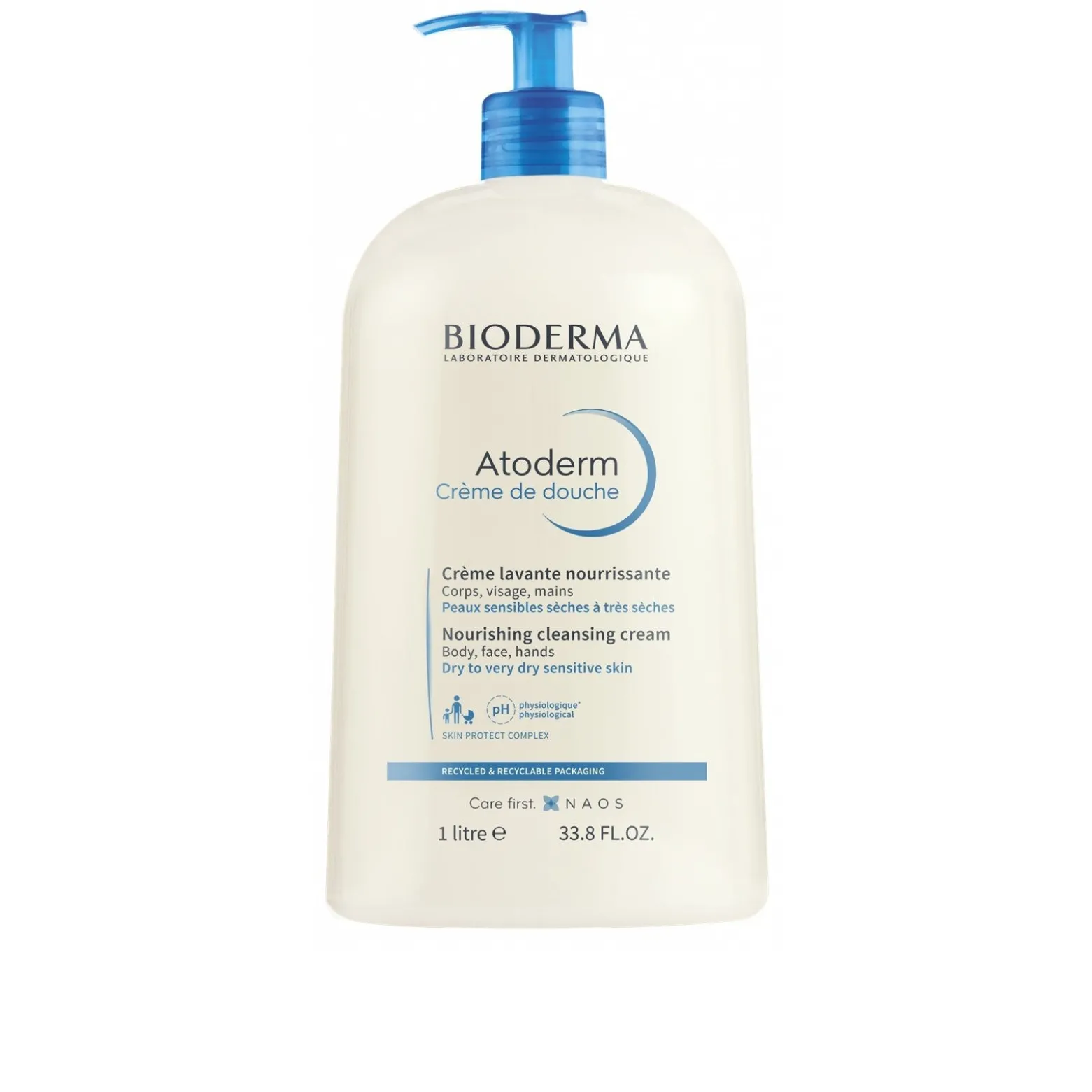 Bioderma Atoderm Crème de Douche Nourishing Cleansing Cream 1L (33.81floz)