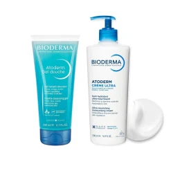 Bioderma Atoderm Crème Ultra + Atoderm Gel Douche Pack (16.9floz + 6.76floz)