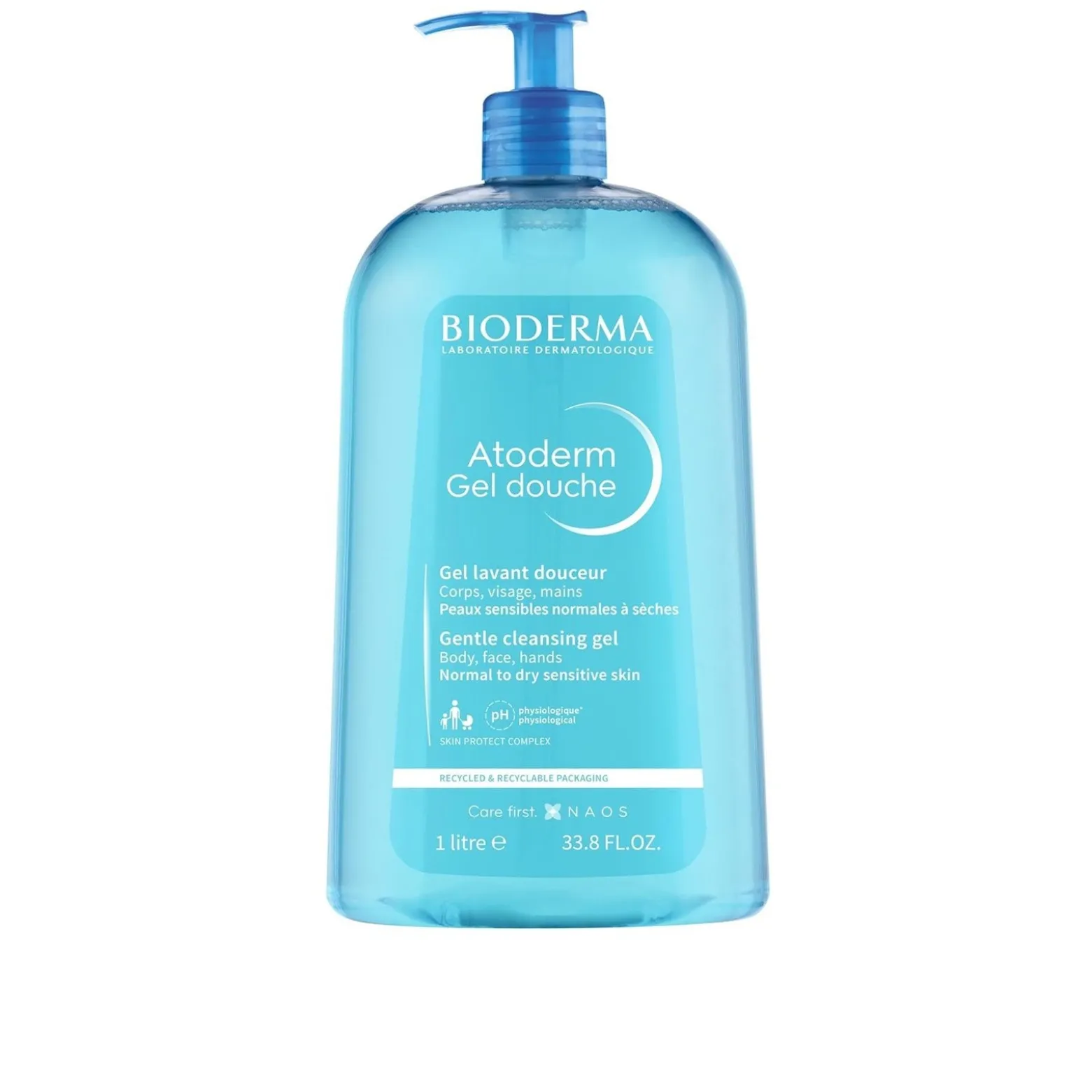 Bioderma Atoderm Gel Douche Gentle Cleansing Gel 1L (33.81floz)