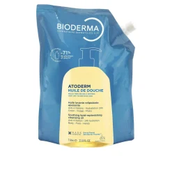 Bioderma Atoderm Huile de Douche Soothing Lipid-Replenishing Cleansing Oil Eco-Refill 1L (33.8floz)