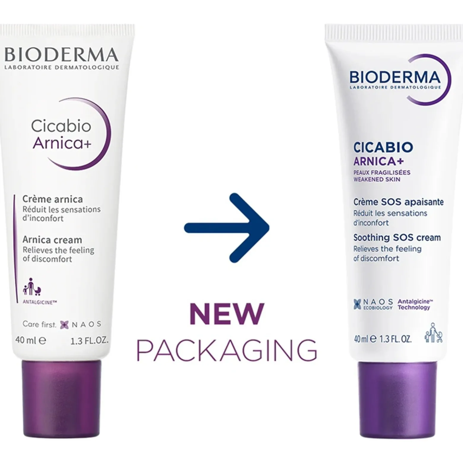 Bioderma Cicabio Arnica+ Soothing SOS Cream 40ml (1.3floz)