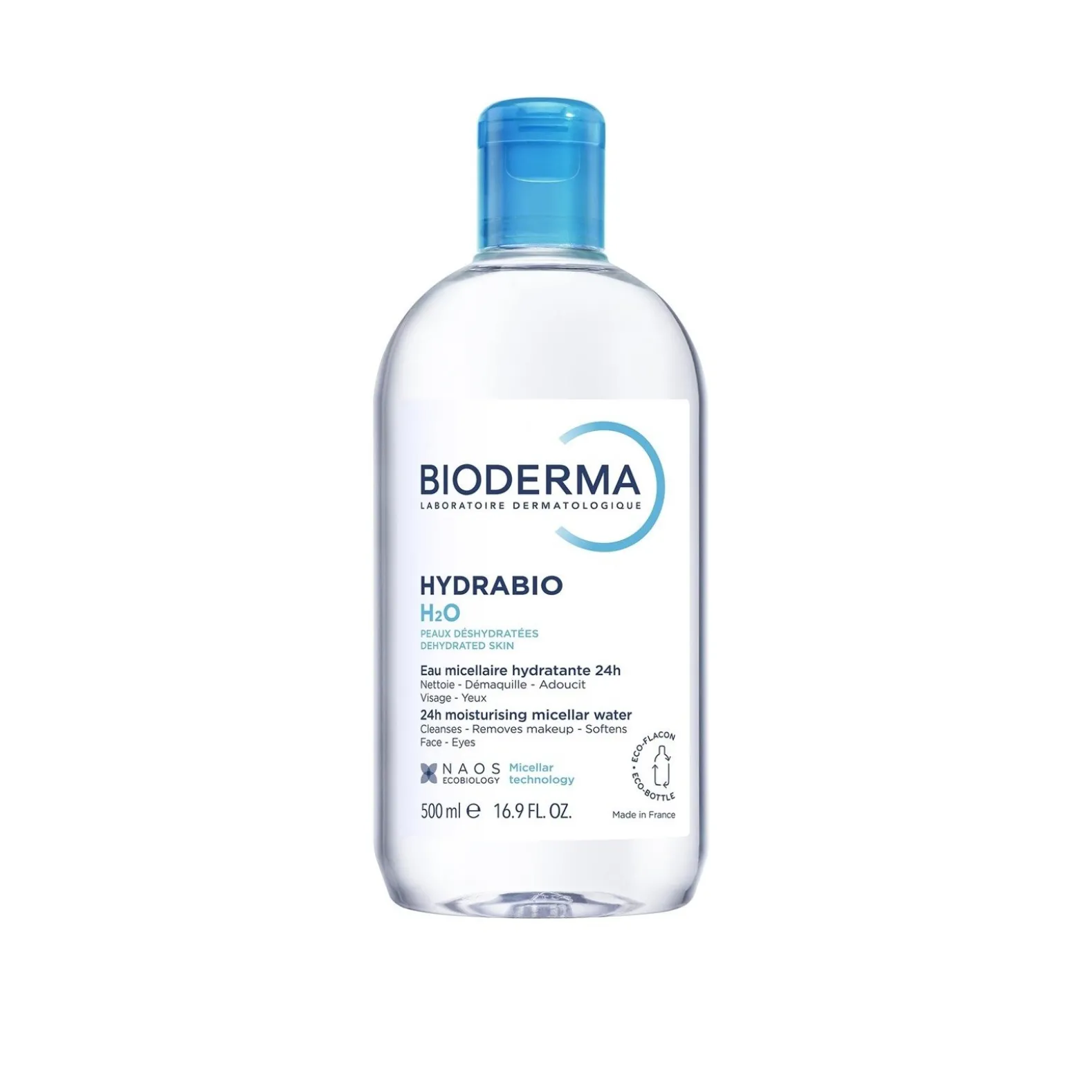 Bioderma Hydrabio H2O Moisturizing Micellar Water 500ml (16.7floz)