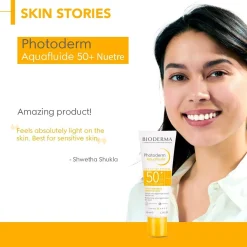Bioderma Photoderm Aquafluide Invisible Sensitive Skin SPF50+ Sunscreen 40ml (1.3floz)