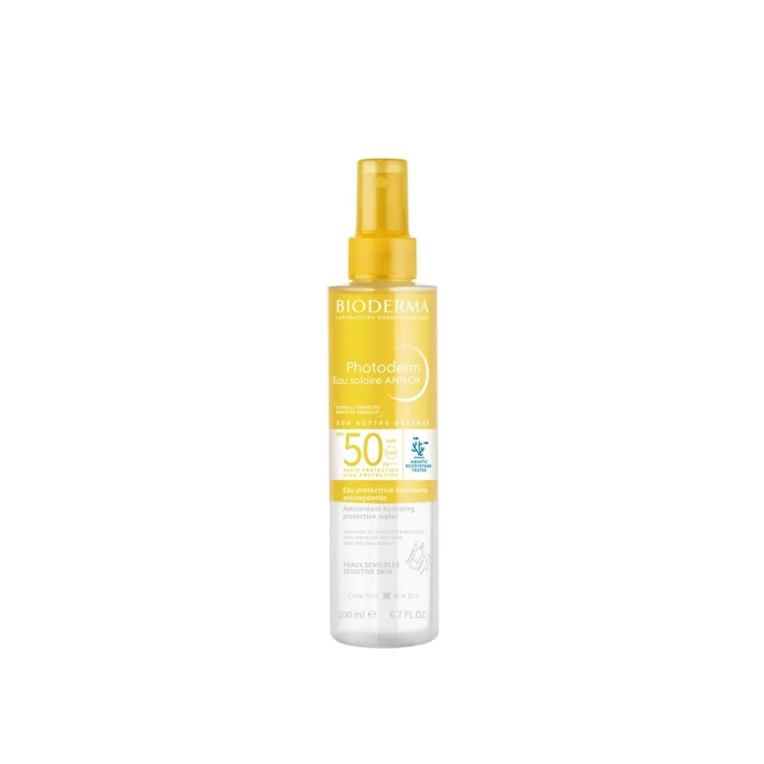 Bioderma Photoderm Eau Solaire Anti-Ox SPF50 200ml (6.7floz)