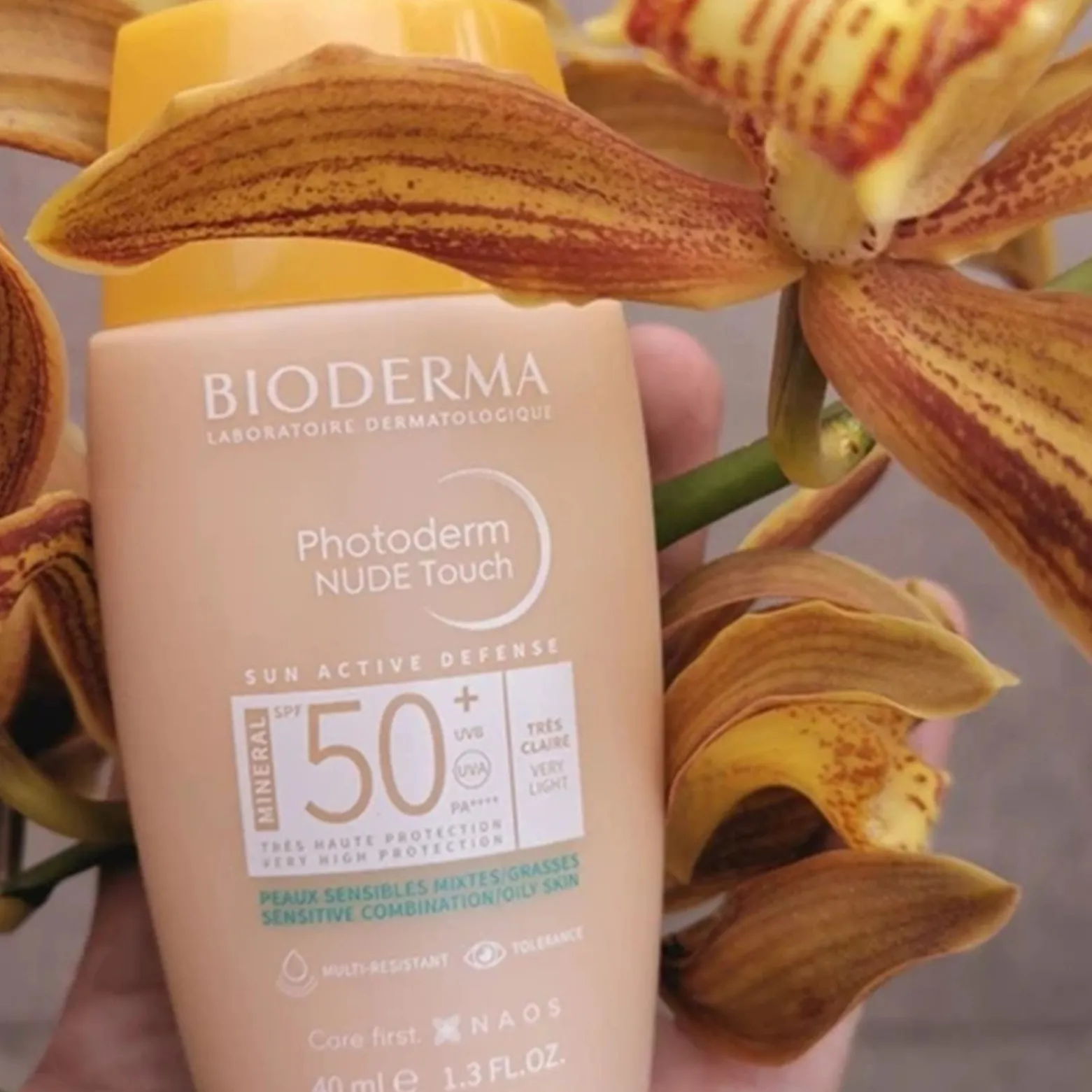 Bioderma Photoderm Nude Touch Mineral SPF50+ Very Light Sunscreen 40ml (1.3floz)