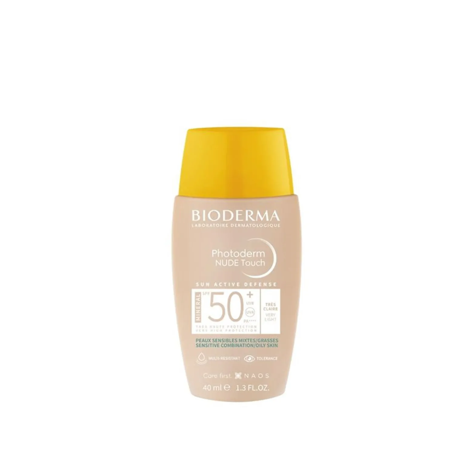 Bioderma Photoderm Nude Touch Mineral SPF50+ Very Light Sunscreen 40ml (1.3floz)