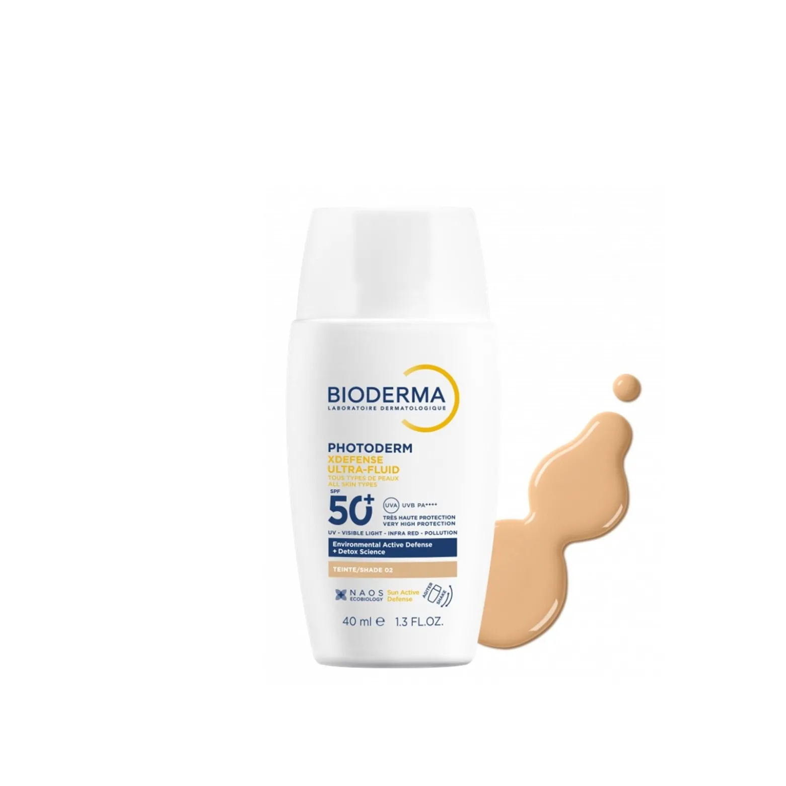 Bioderma Photoderm X-Defense Ultra-Fluid SPF50+ 02 Light 40ml (1.3floz)