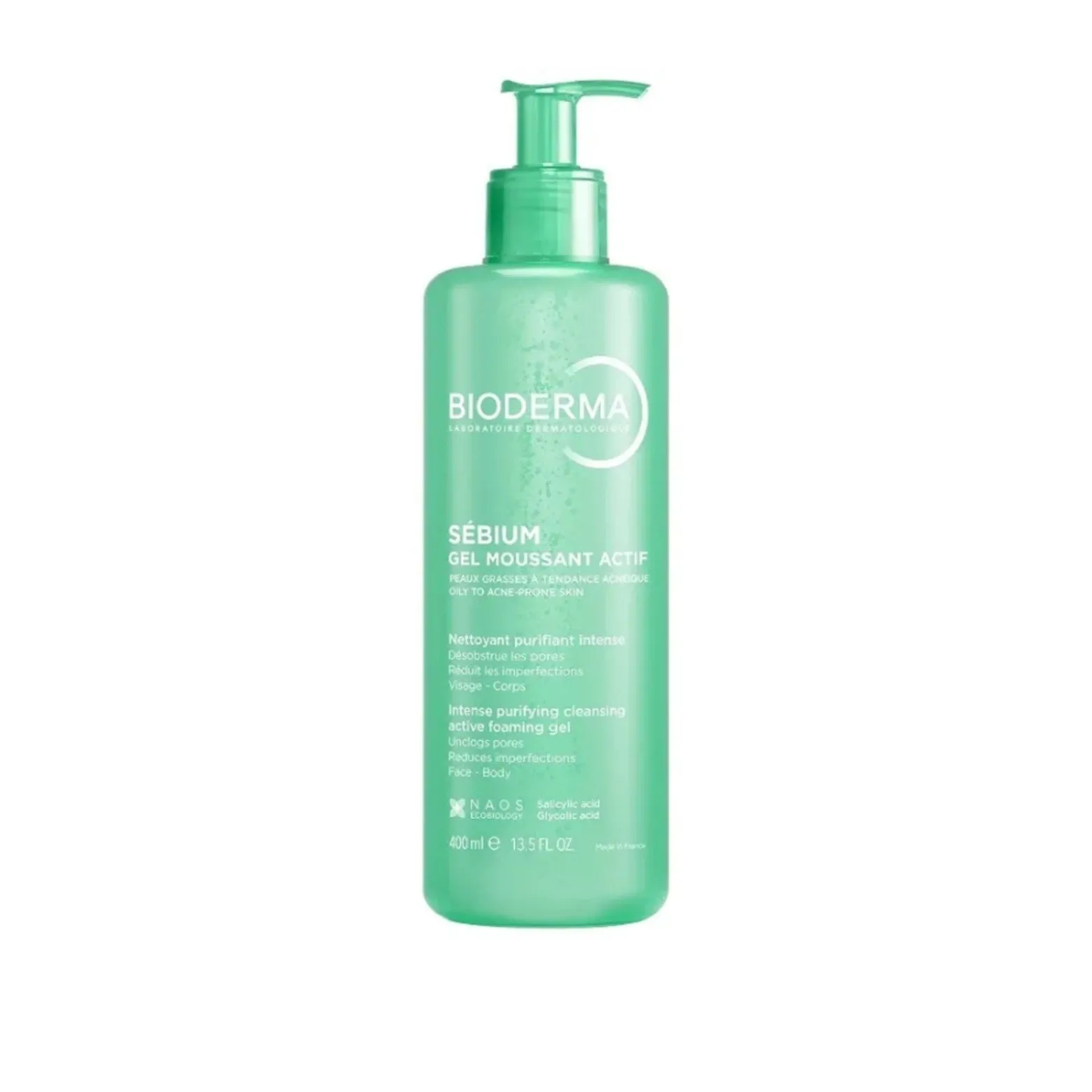 Bioderma Sébium Intense Purifying Cleansing Active Foaming Gel 400ml (13.5floz)