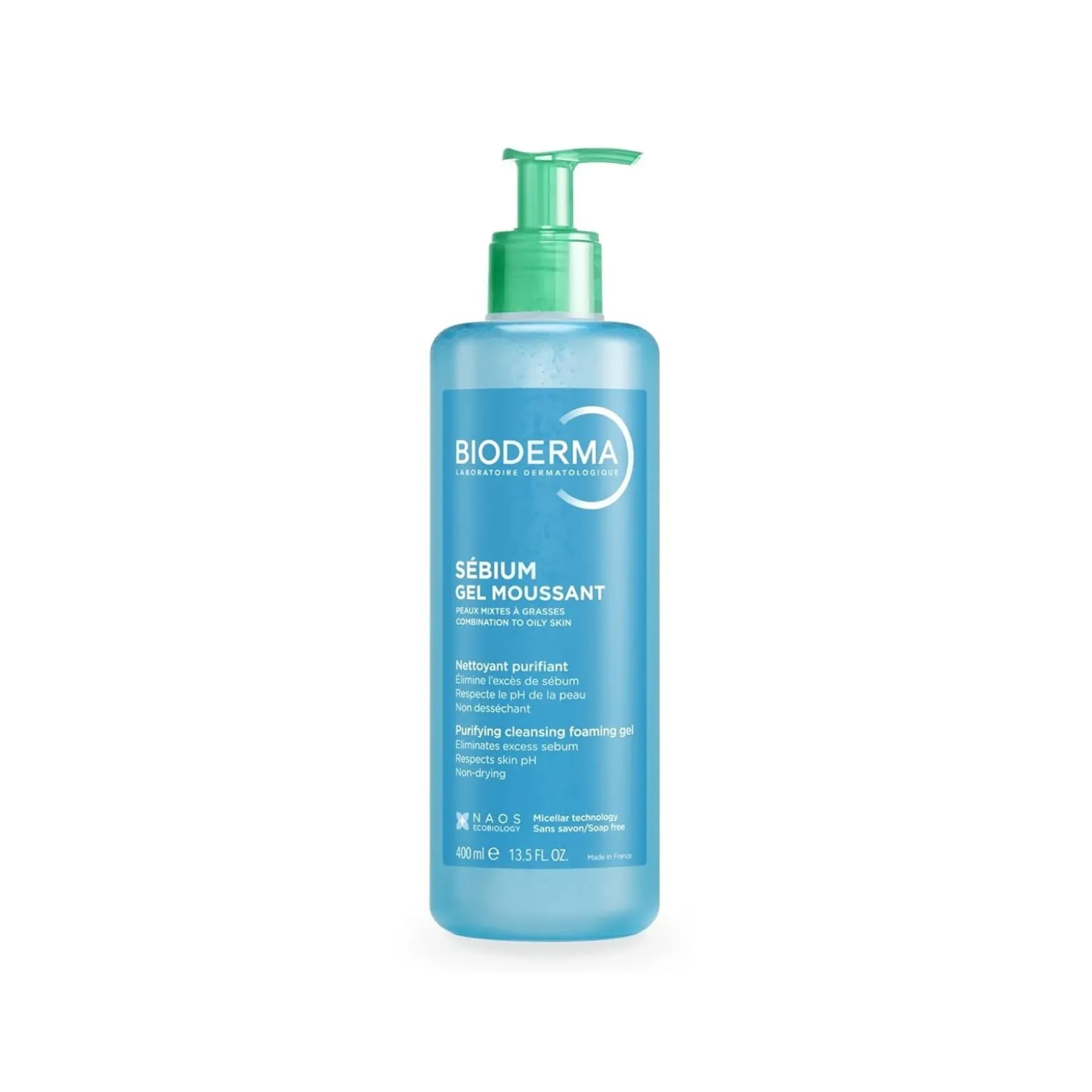 Bioderma Sébium Purifying Cleansing Foaming Gel 400ml (13.5floz)
