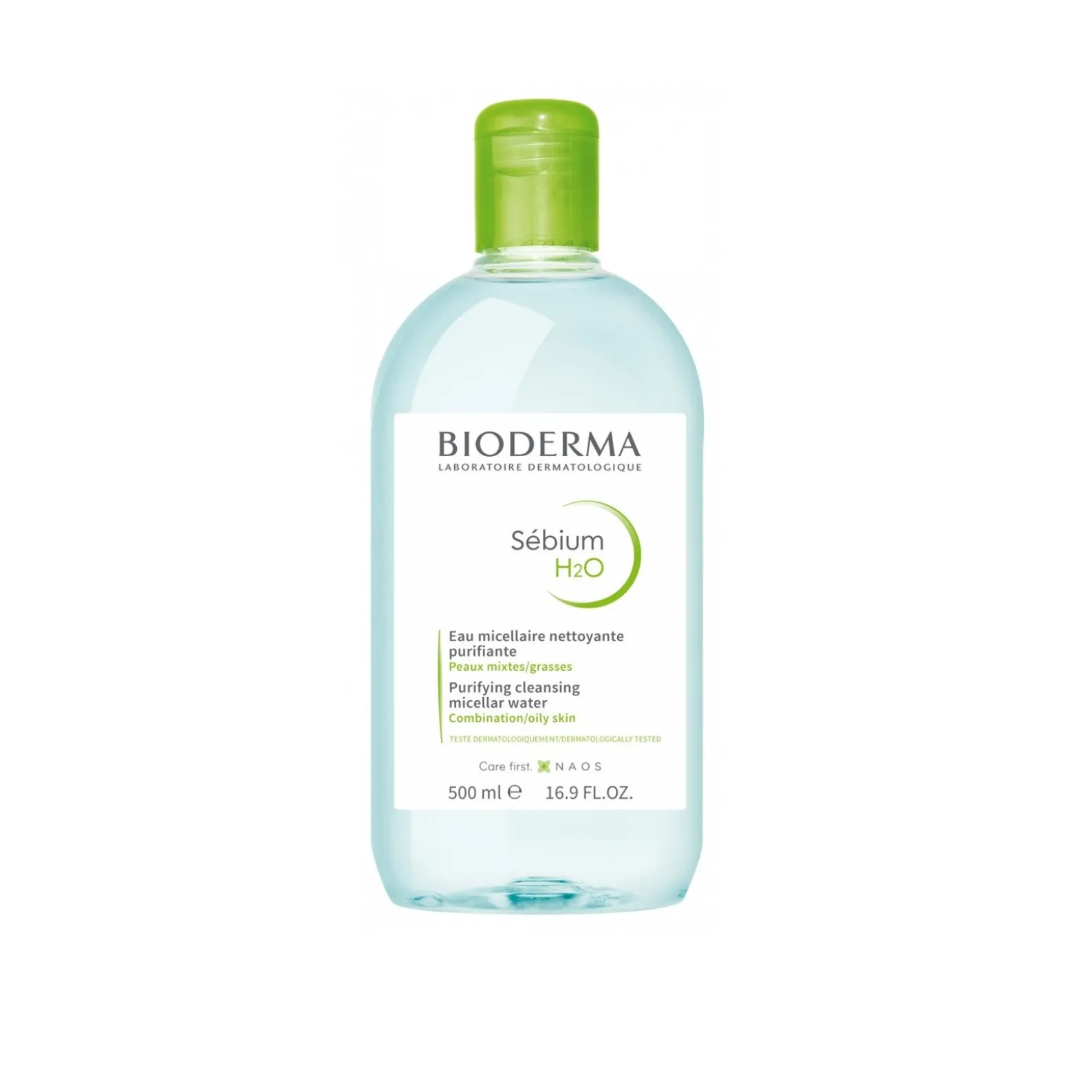 Bioderma Sebium H2O Purifying Cleansing Micellar Water 500ml (16.91floz)