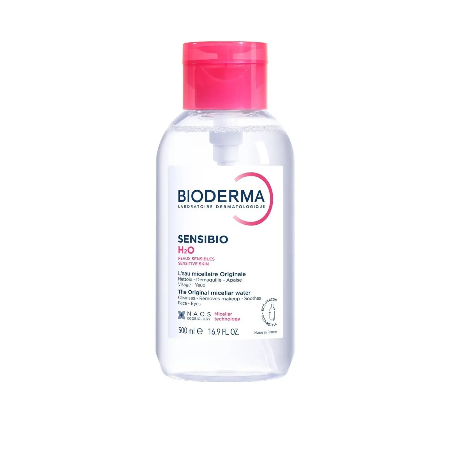 Bioderma Sensibio H2O The Original Micellar Water w/ Pump 500ml (16.91floz)