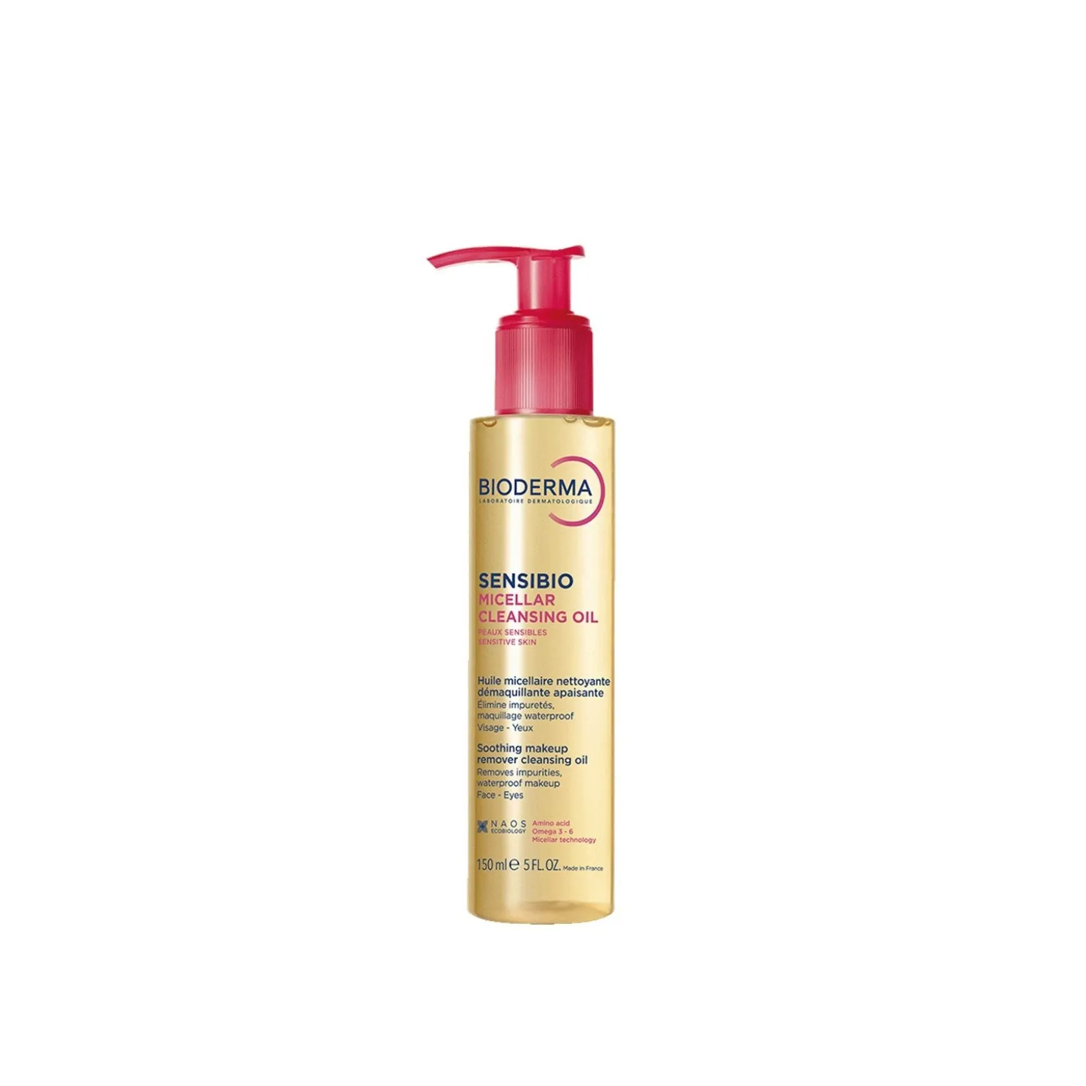 Bioderma Sensibio Micellar Soothing Makeup Remover Cleansing Oil 150ml (5floz)