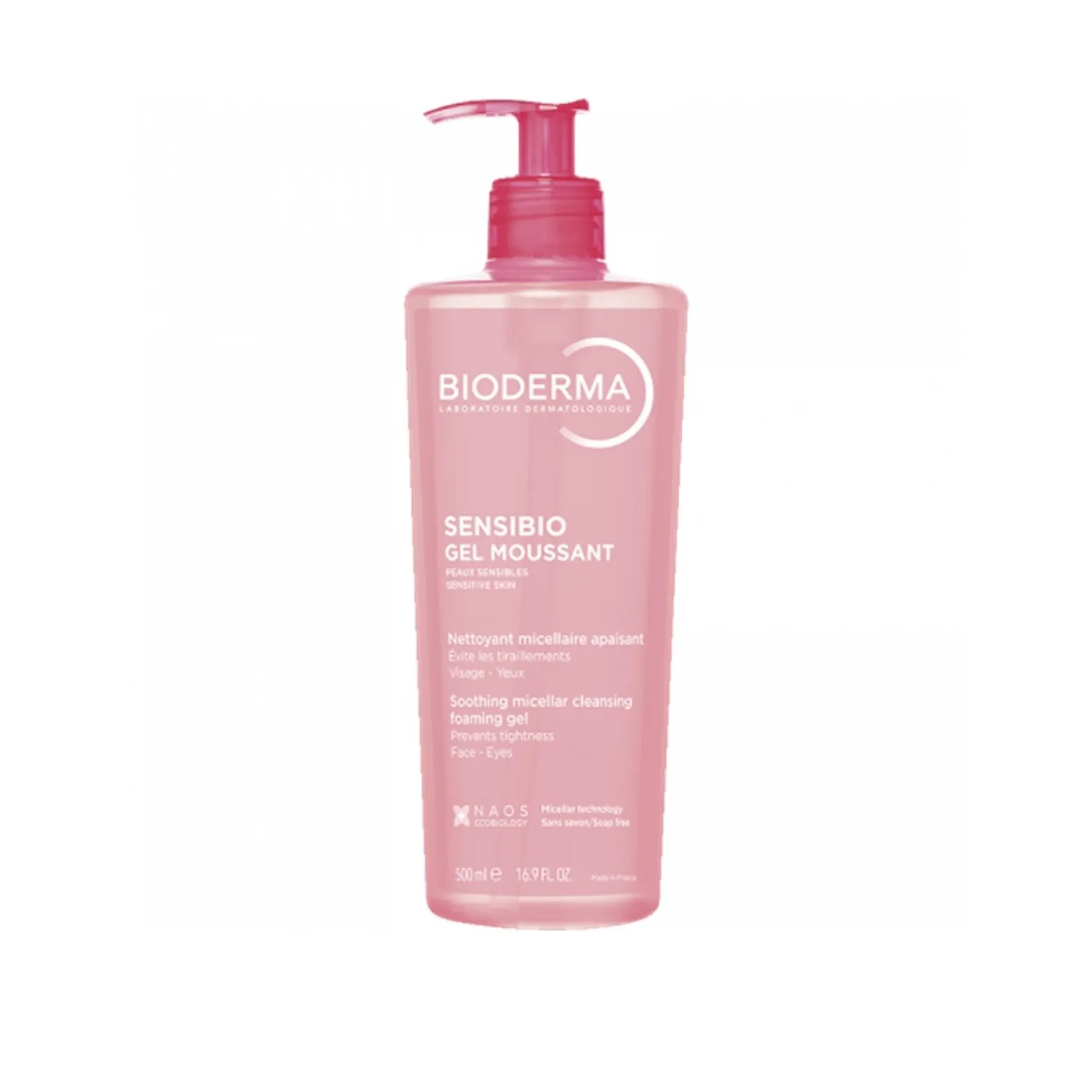 Bioderma Sensibio Soothing Micellar Cleansing Foaming Gel Sensitive Skin 500ml (16.7floz)