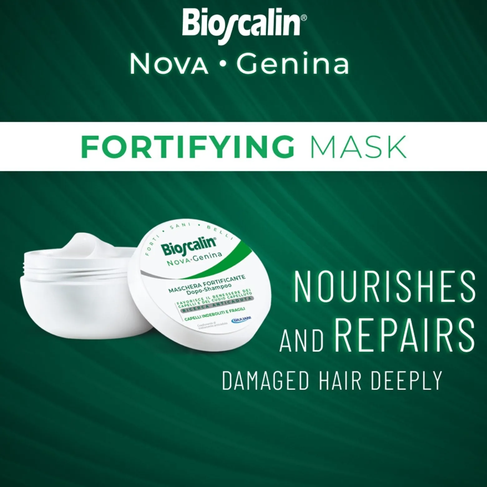 Bioscalin Nova Genina Post Shampoo Fortifying Mask 200ml (6.76floz)
