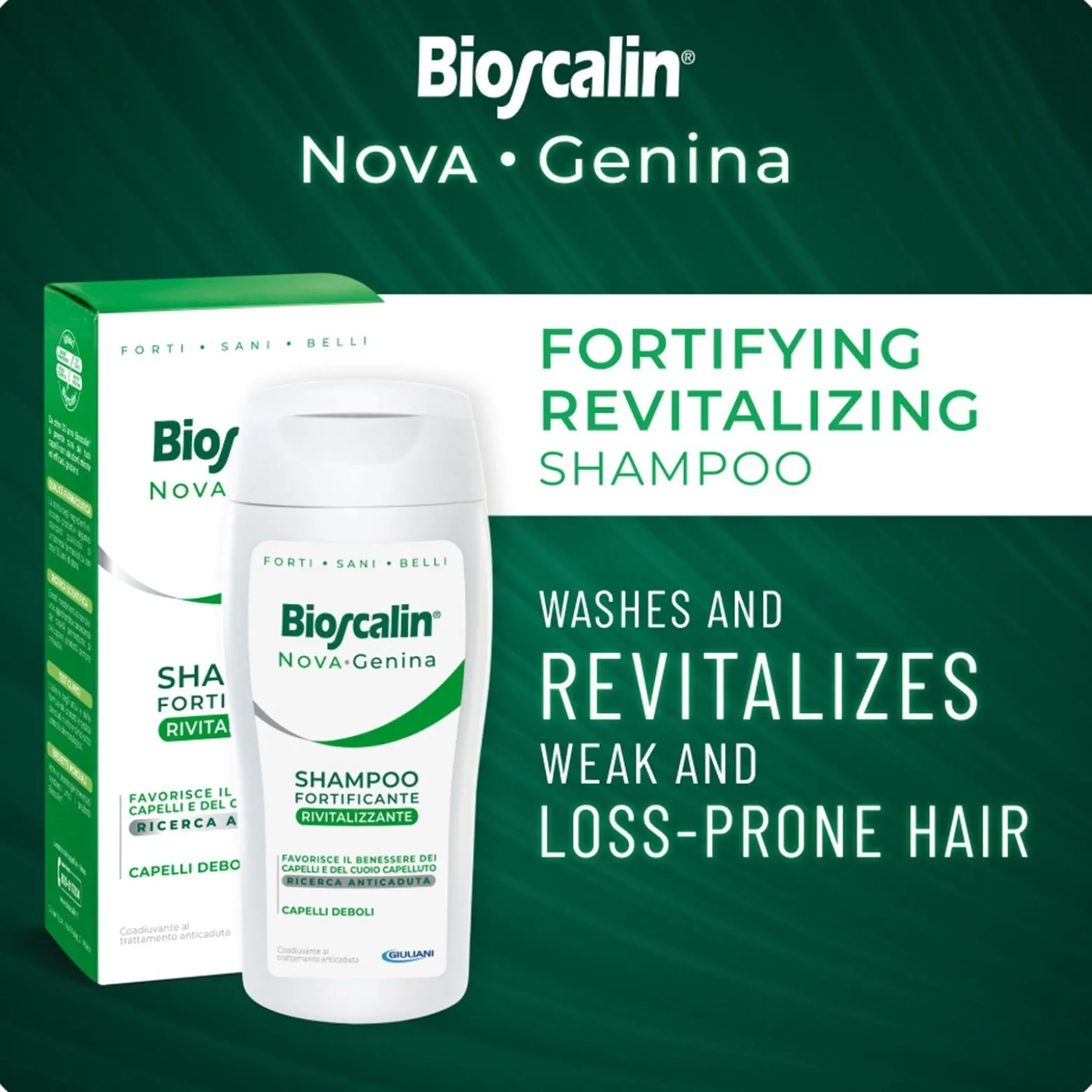 Bioscalin Nova Genina Revitalizing Fortifying Shampoo 200ml (6.76floz)