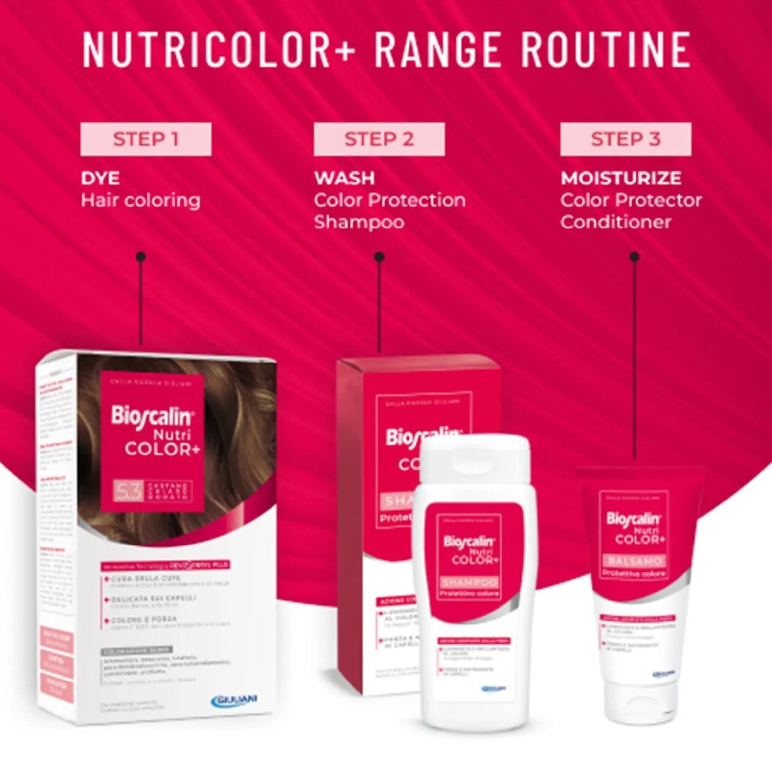 Bioscalin Nutri Color+ Permanent Hair Dye 5 Light Brown