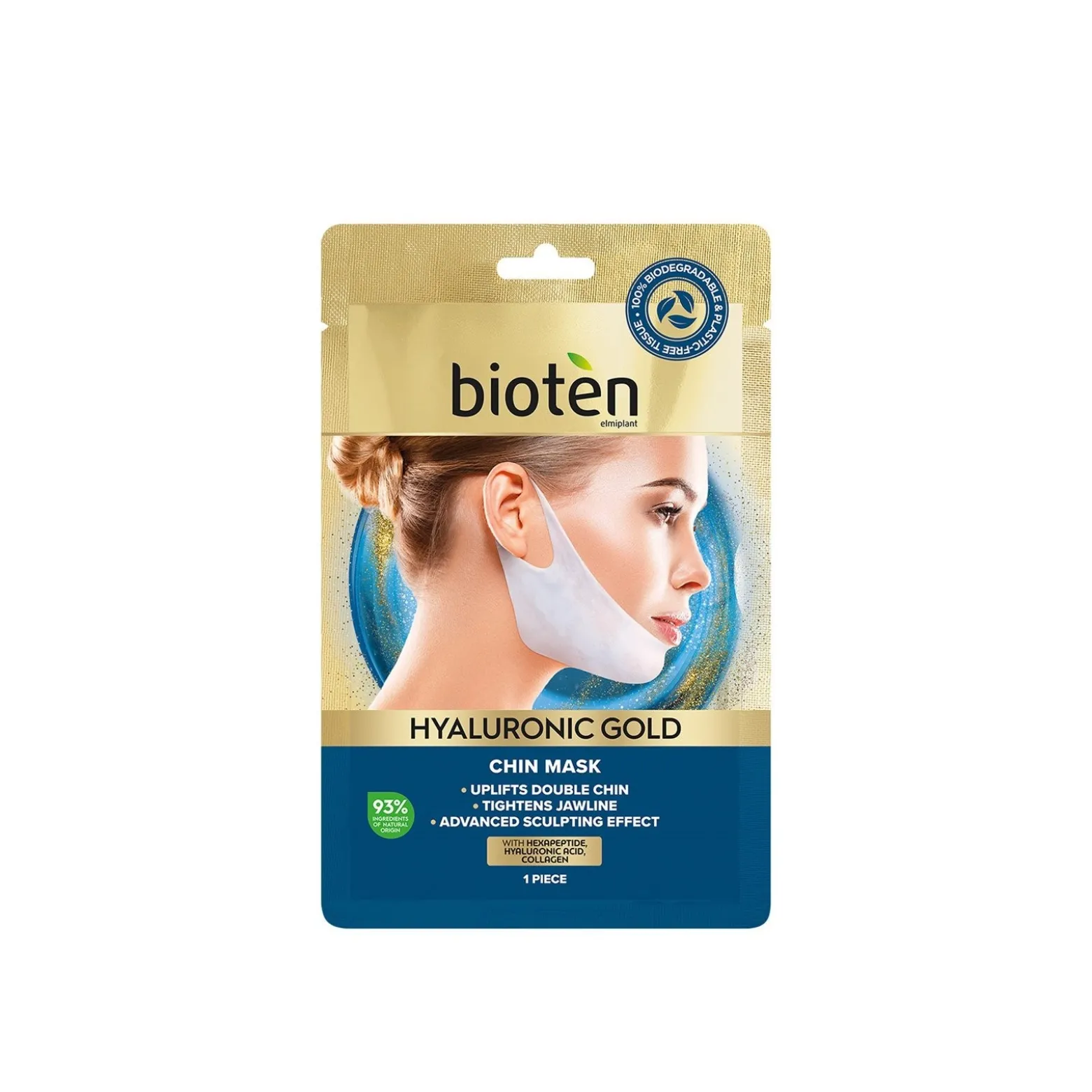 bioten Hyaluronic Gold Chin Tissue Mask x1
