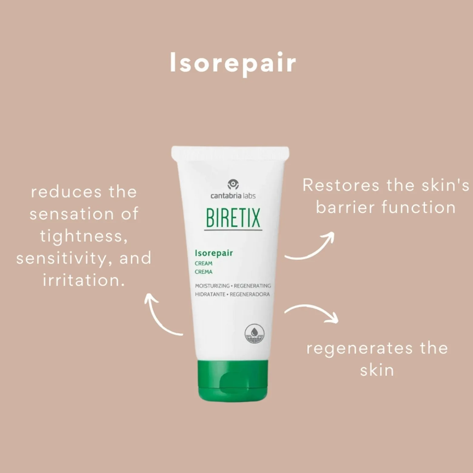 Biretix Isorepair Cream Soothing Cream 50ml (1.69floz)