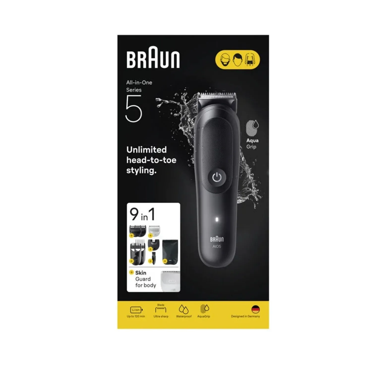 Braun Series 5 All-In-One Trimmer 9-In-1 Styling Kit MGK5540
