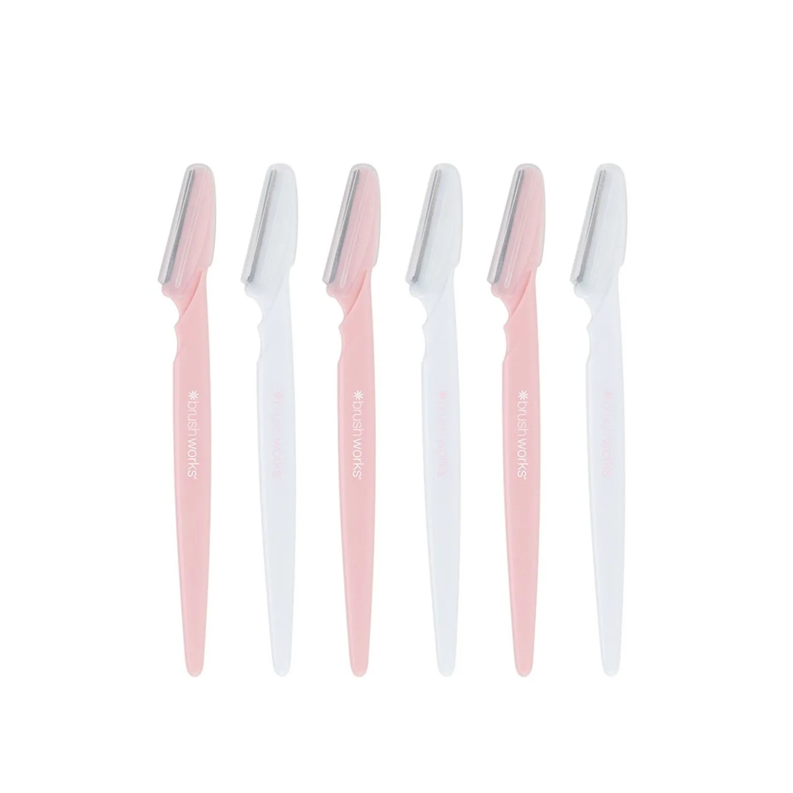 Brushworks Angled Dermaplaners x6
