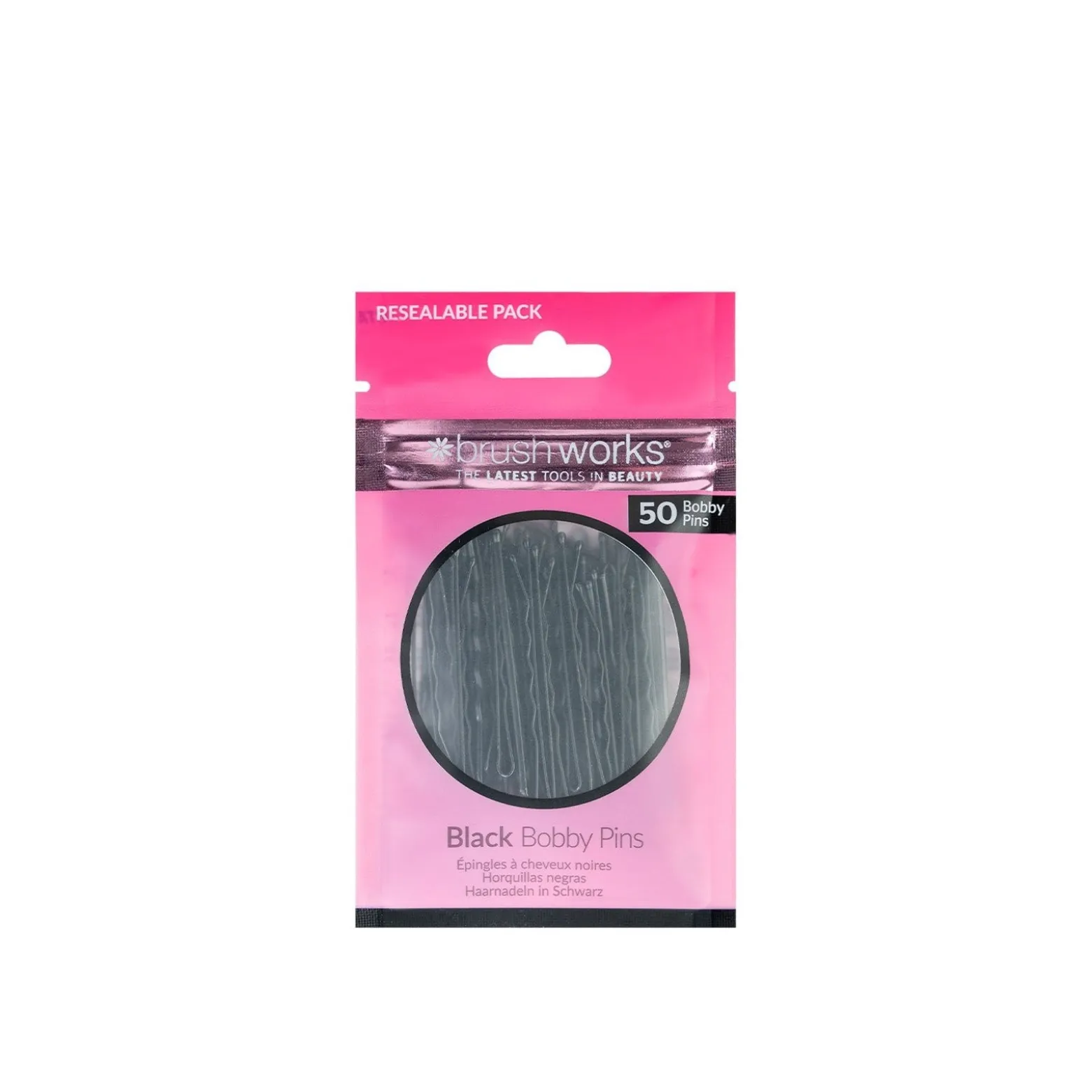 Brushworks Bobby Pins Black x50