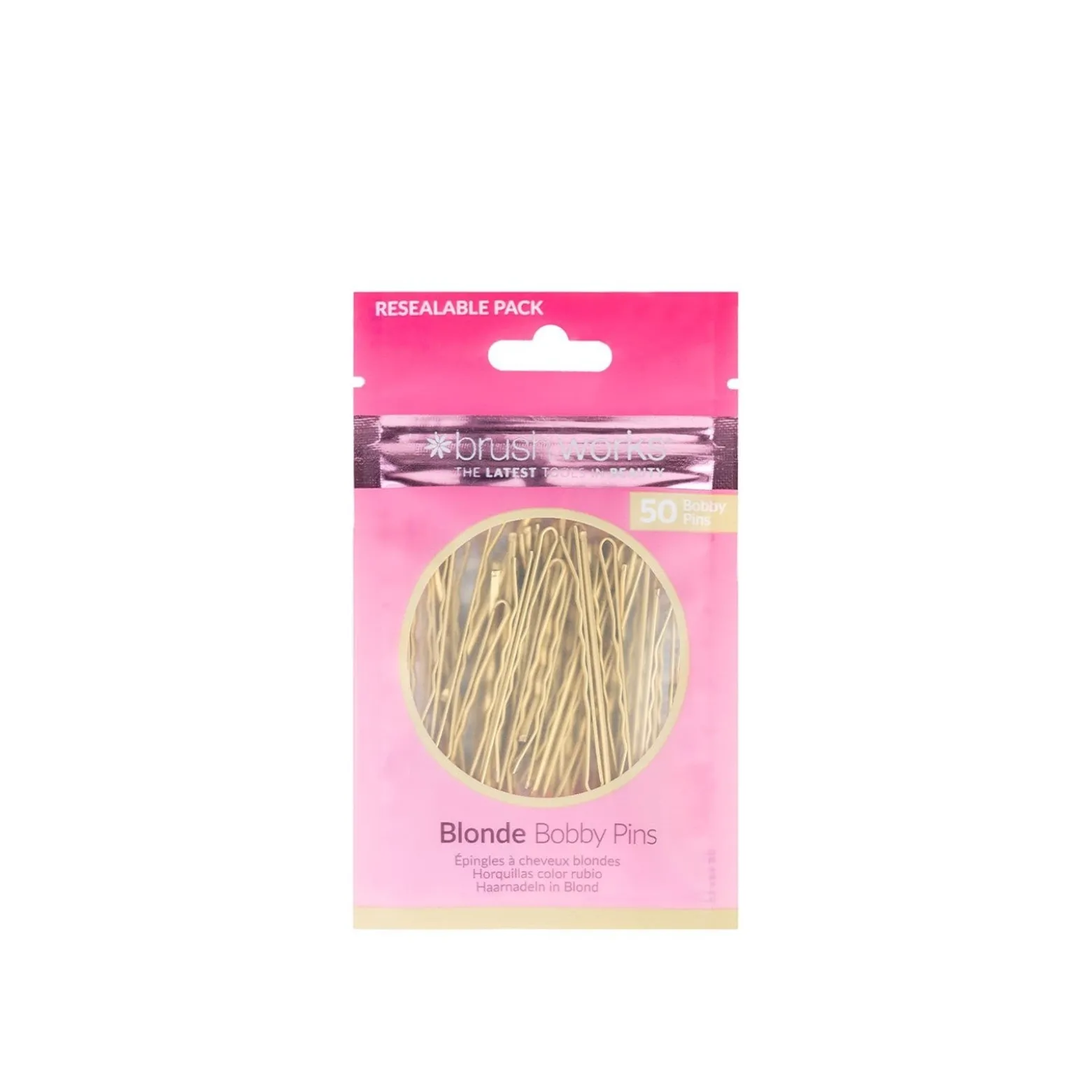 Brushworks Bobby Pins Blonde x50