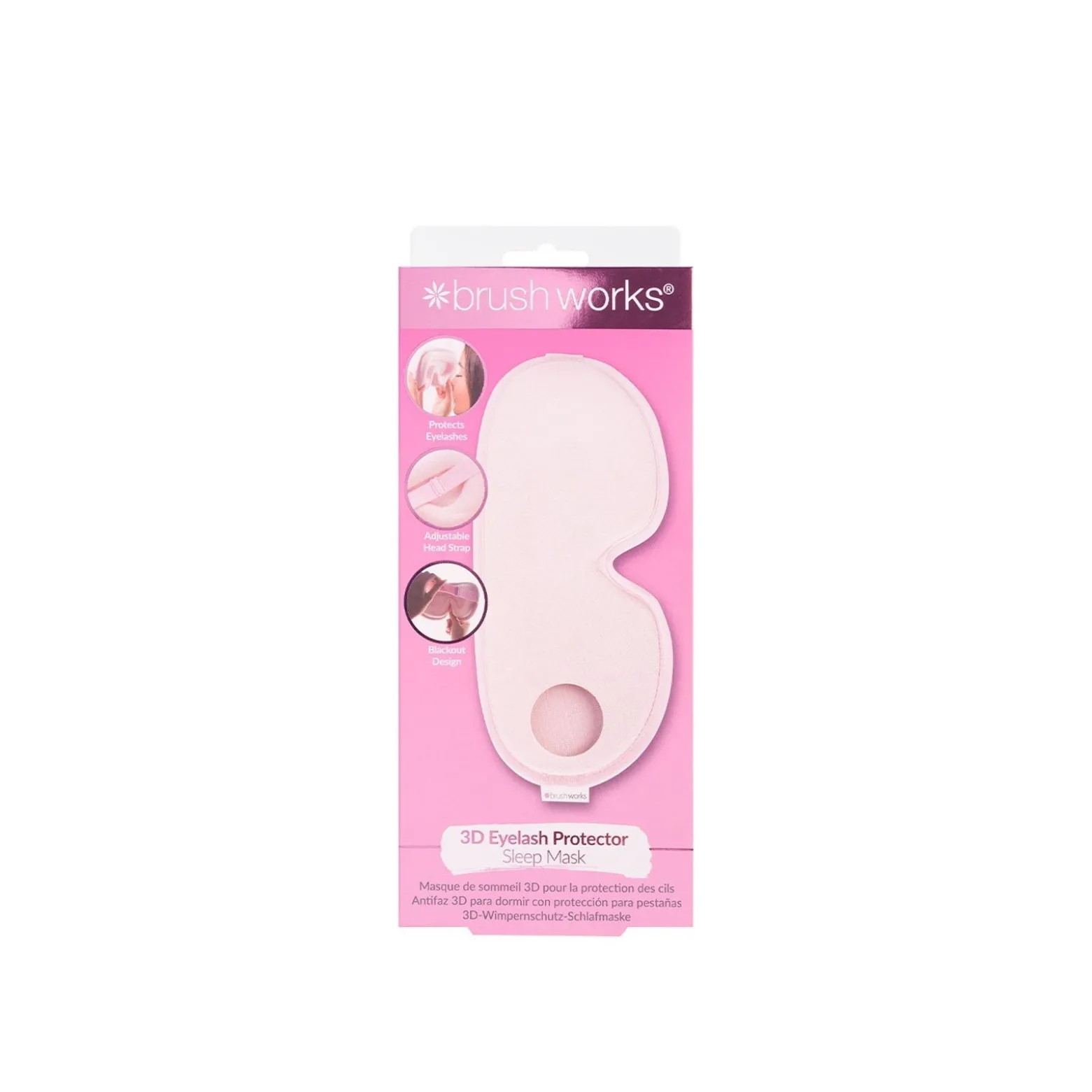 Brushworks 3D Eyelash Protector Sleep Mask