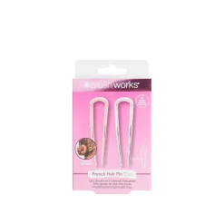 Brushworks French Hair Pin Duo Gold & Silver x2
