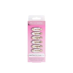 Brushworks Gold Flake No Crease Hair Clips x6