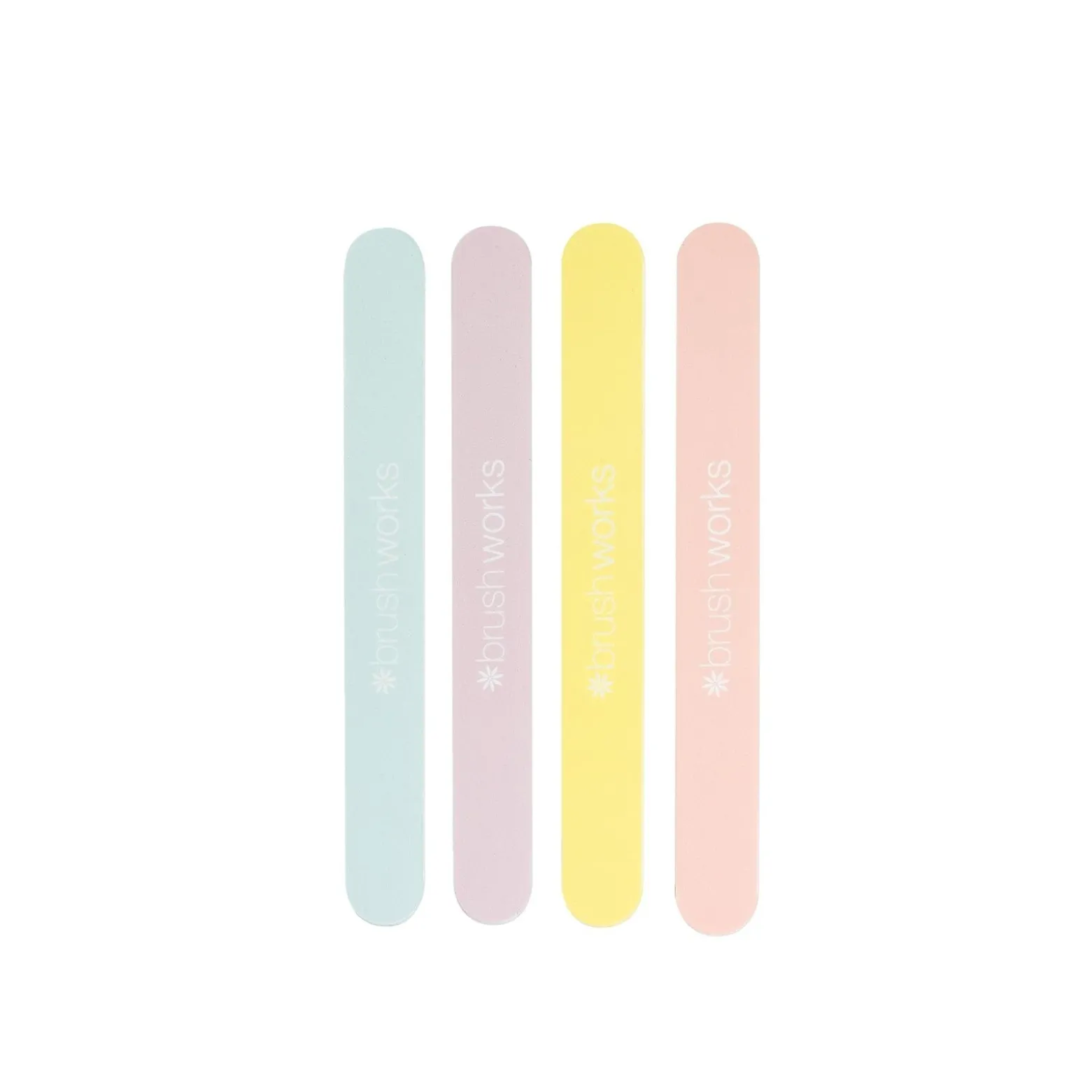 Brushworks Nail Files Coloured x4